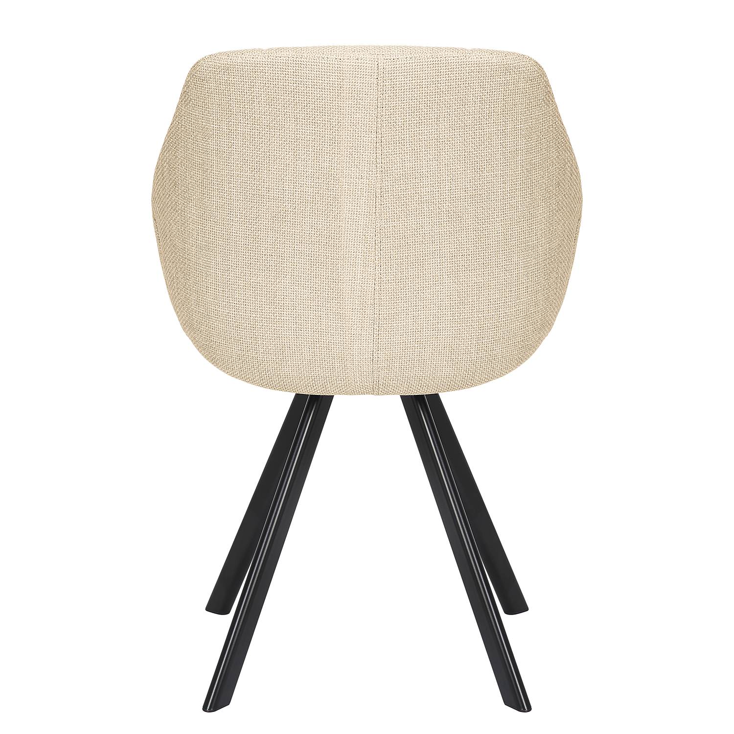 2x Holek Esszimmerstuhl Textil Creme