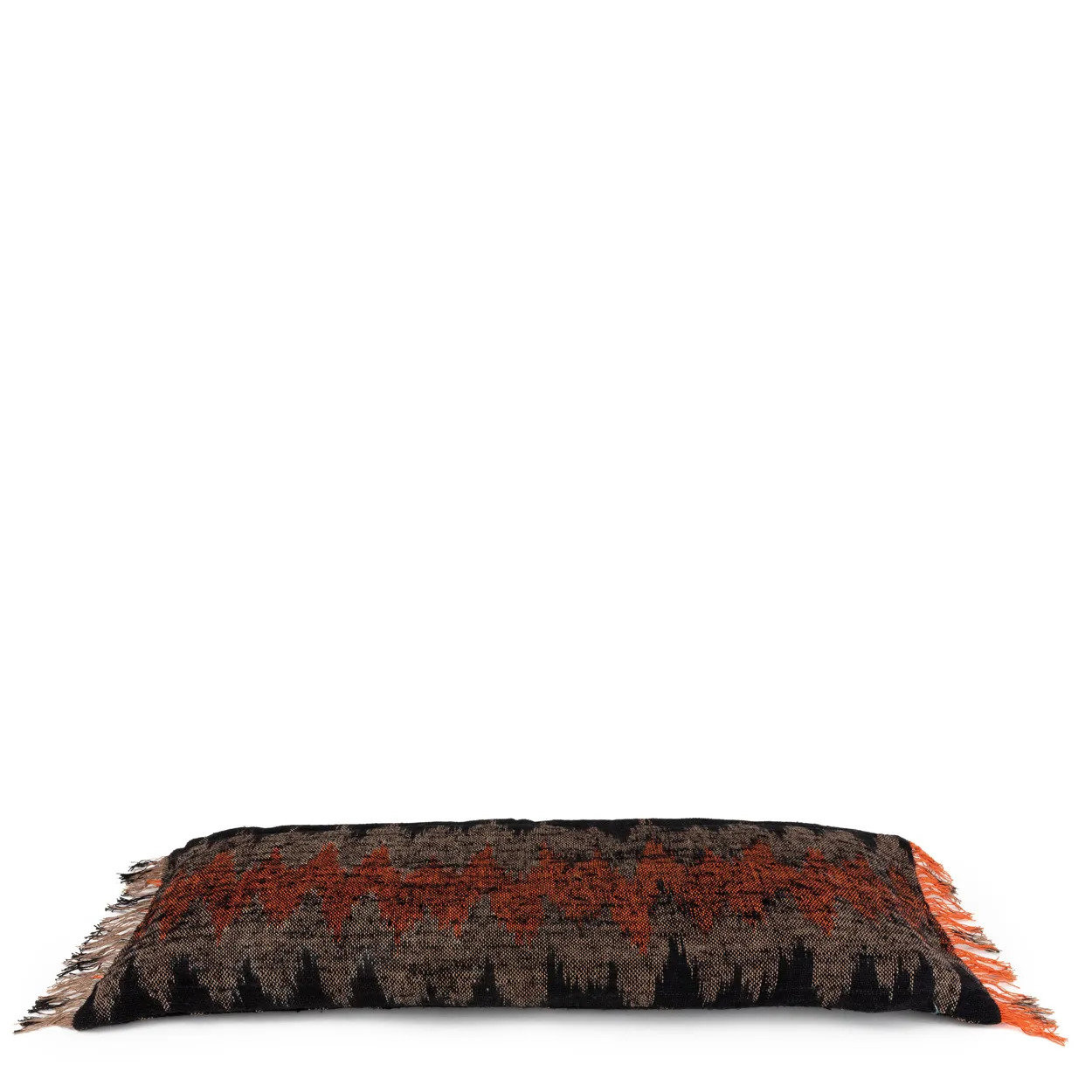 Oh My Gee Kissenbezug Schwarz Orange 35x100cm