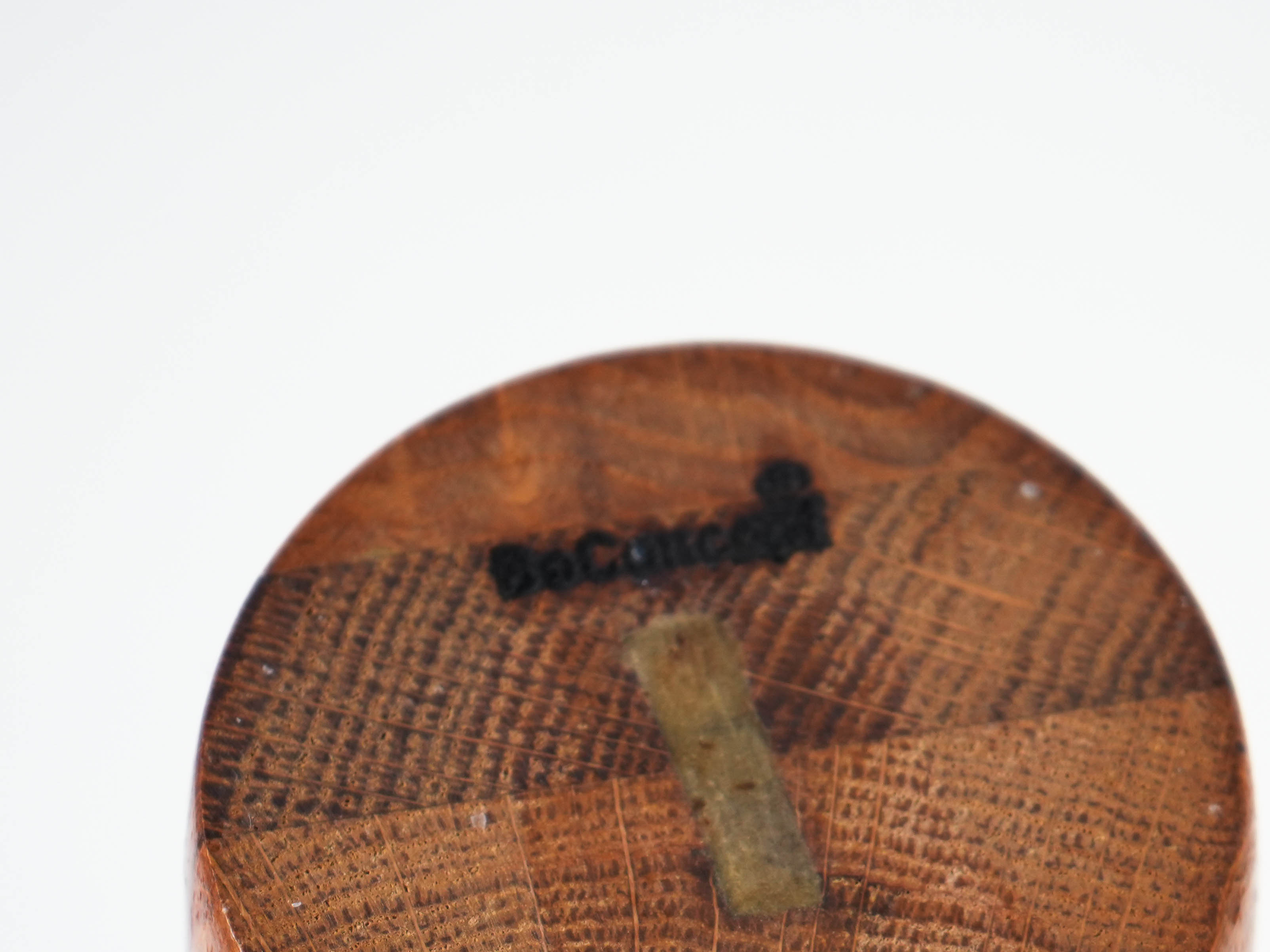 Tealight holder teak wood 1970s
