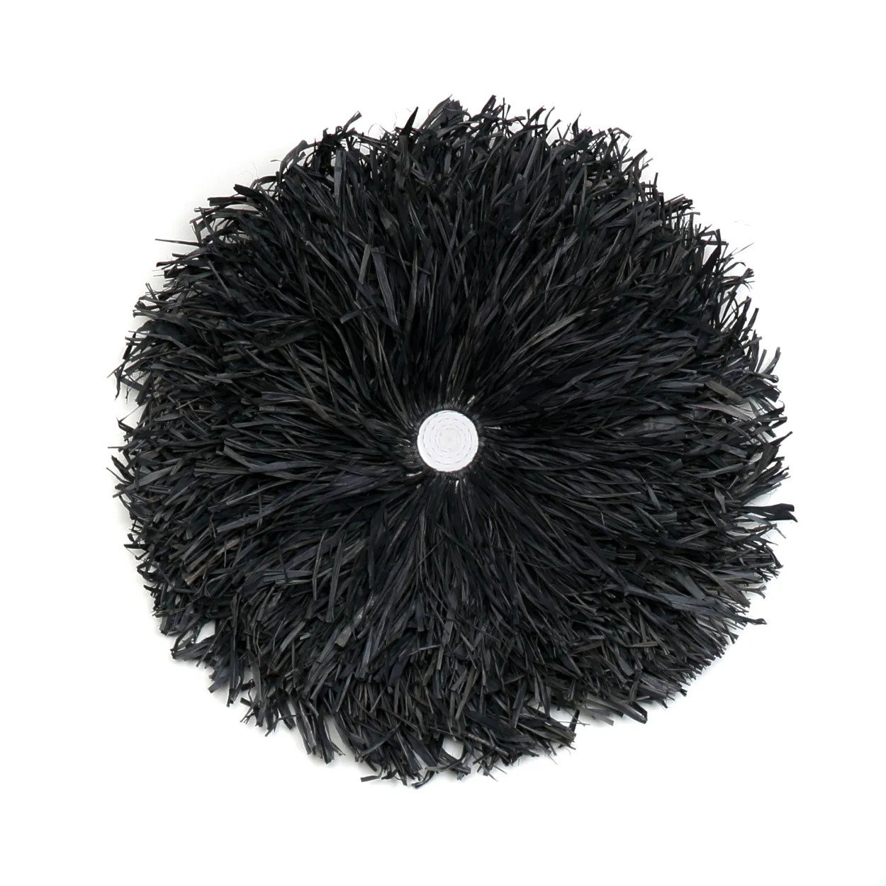 Juju Wanddeko Raffia Schwarz