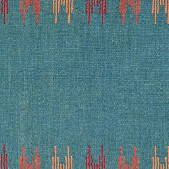Kilim Gashgai Teppich Blau