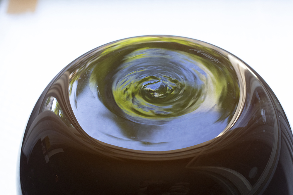 Vase Murano glass Brown