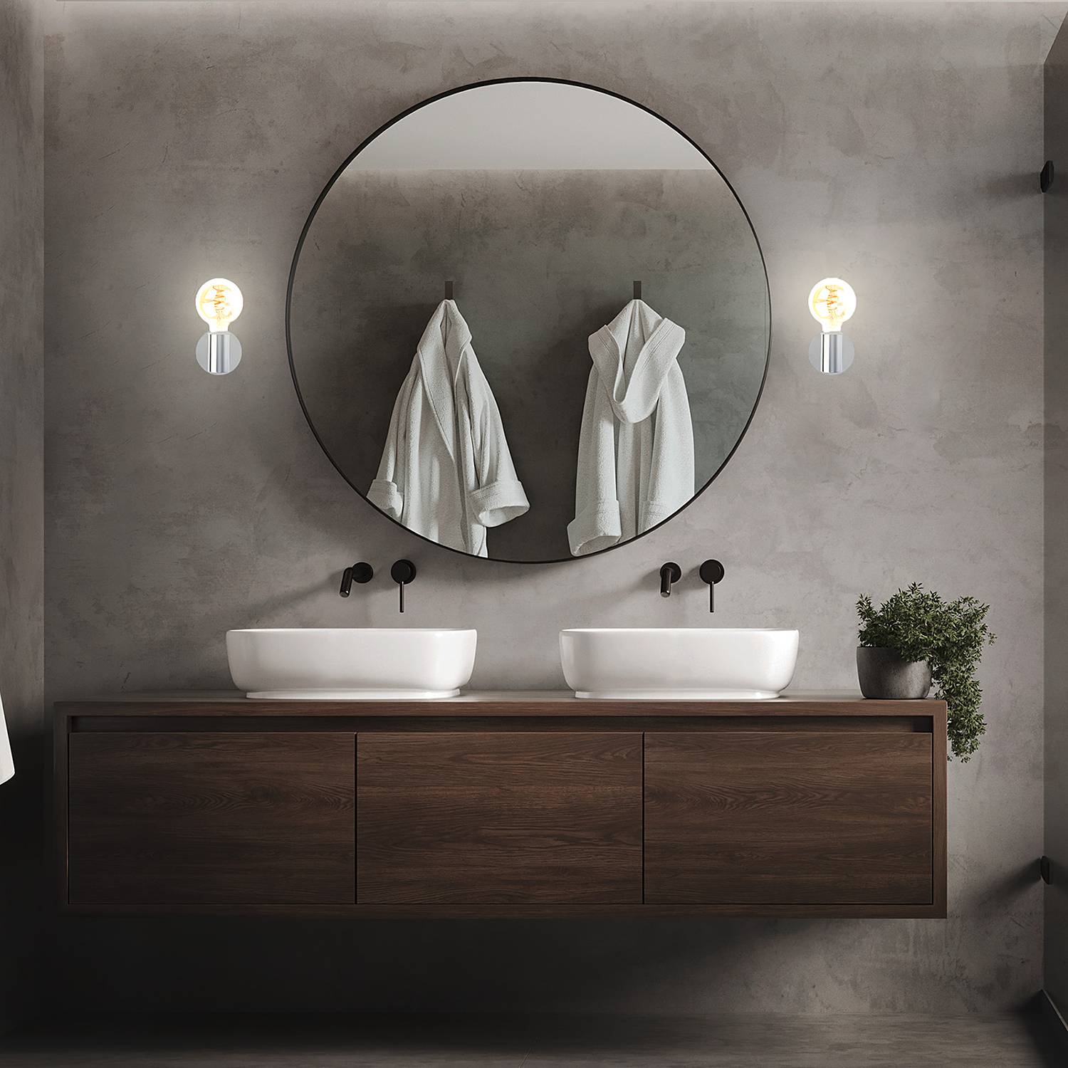 Wandleuchte Tillola Silber