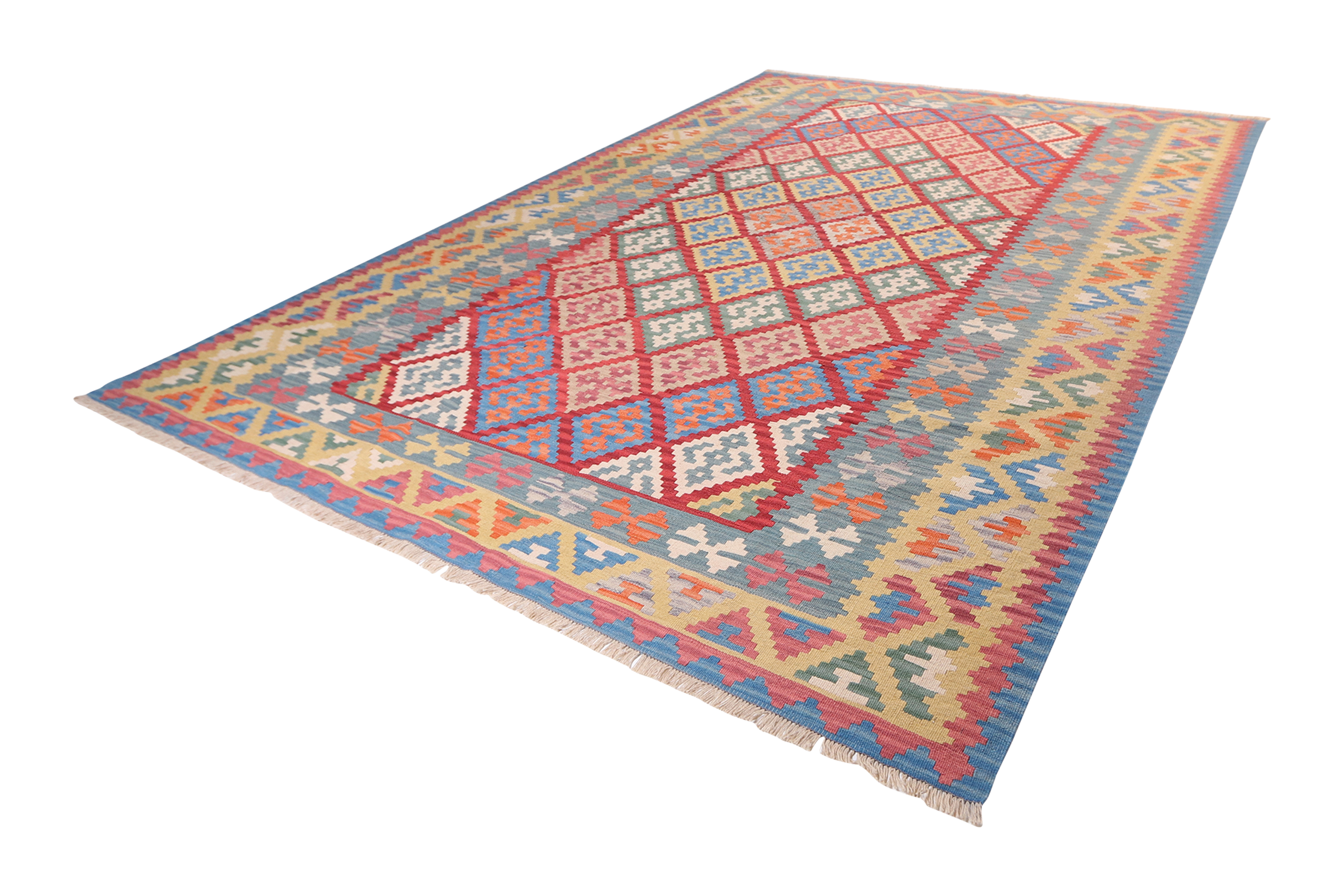 Kilim Gashgai Teppich Mehrfarbig