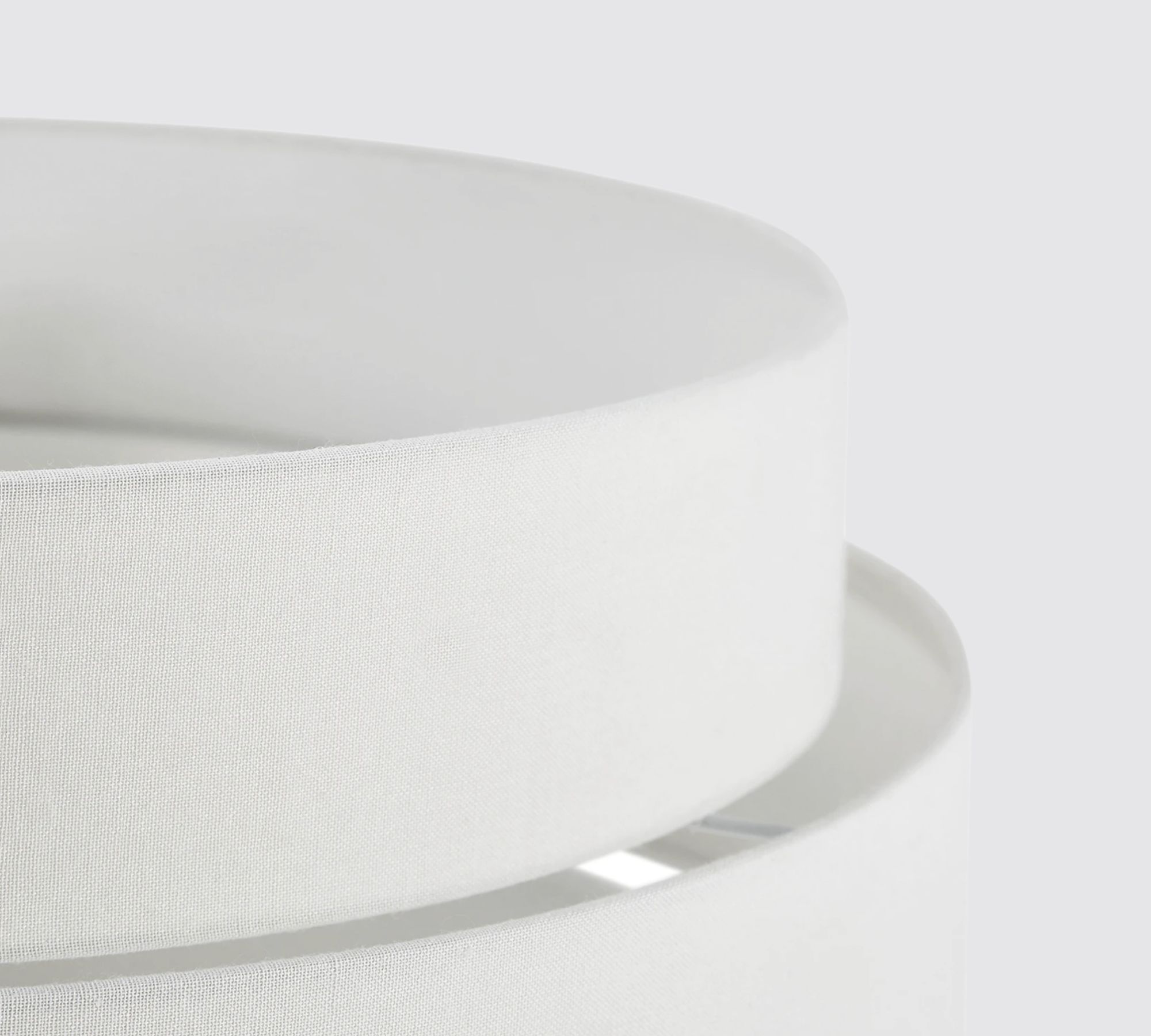 Deckenleuchte Ella Leinen / Eisen 1-flammig Beige