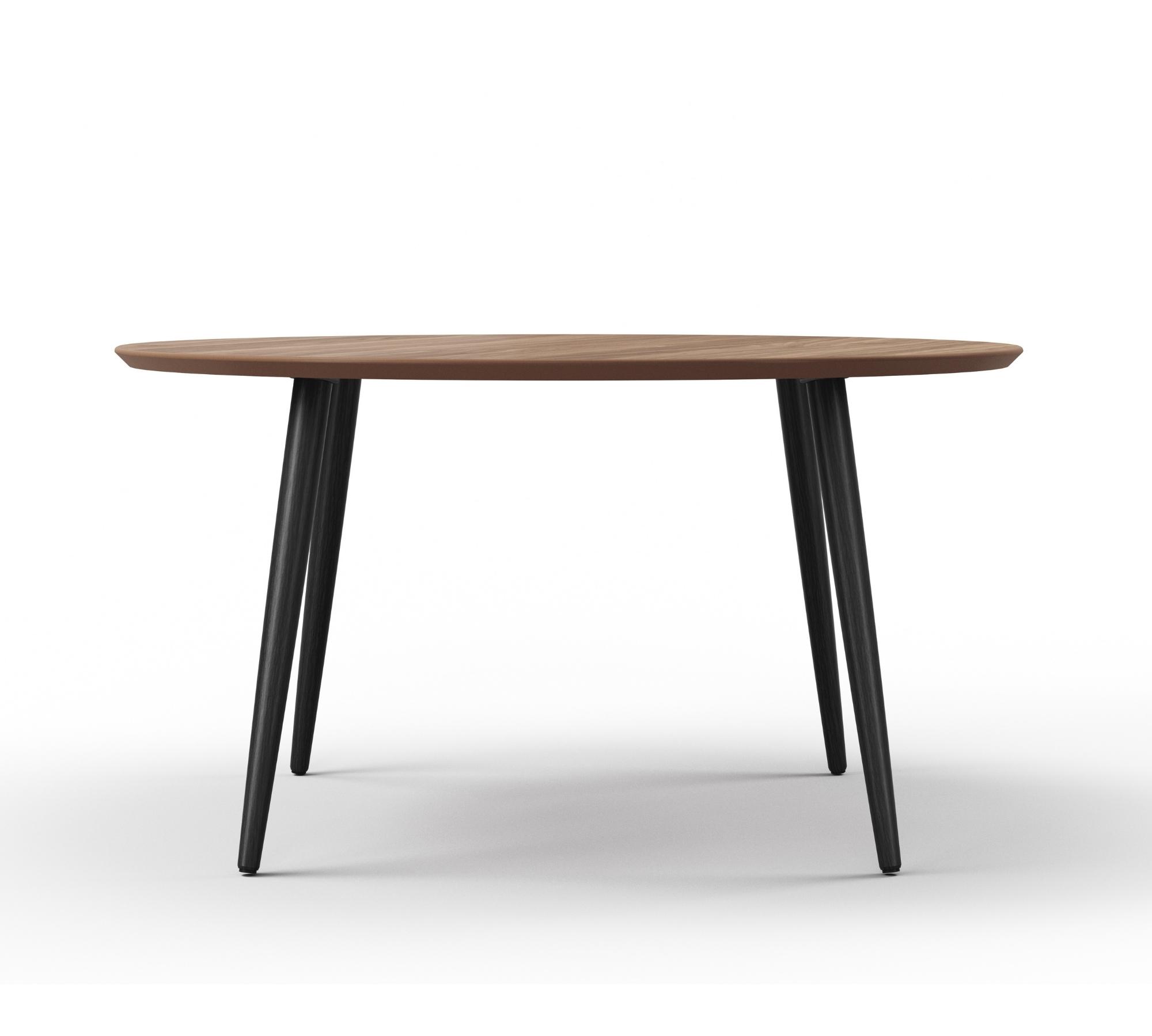 Hubert Couchtisch Walnuß Ø 90cm 