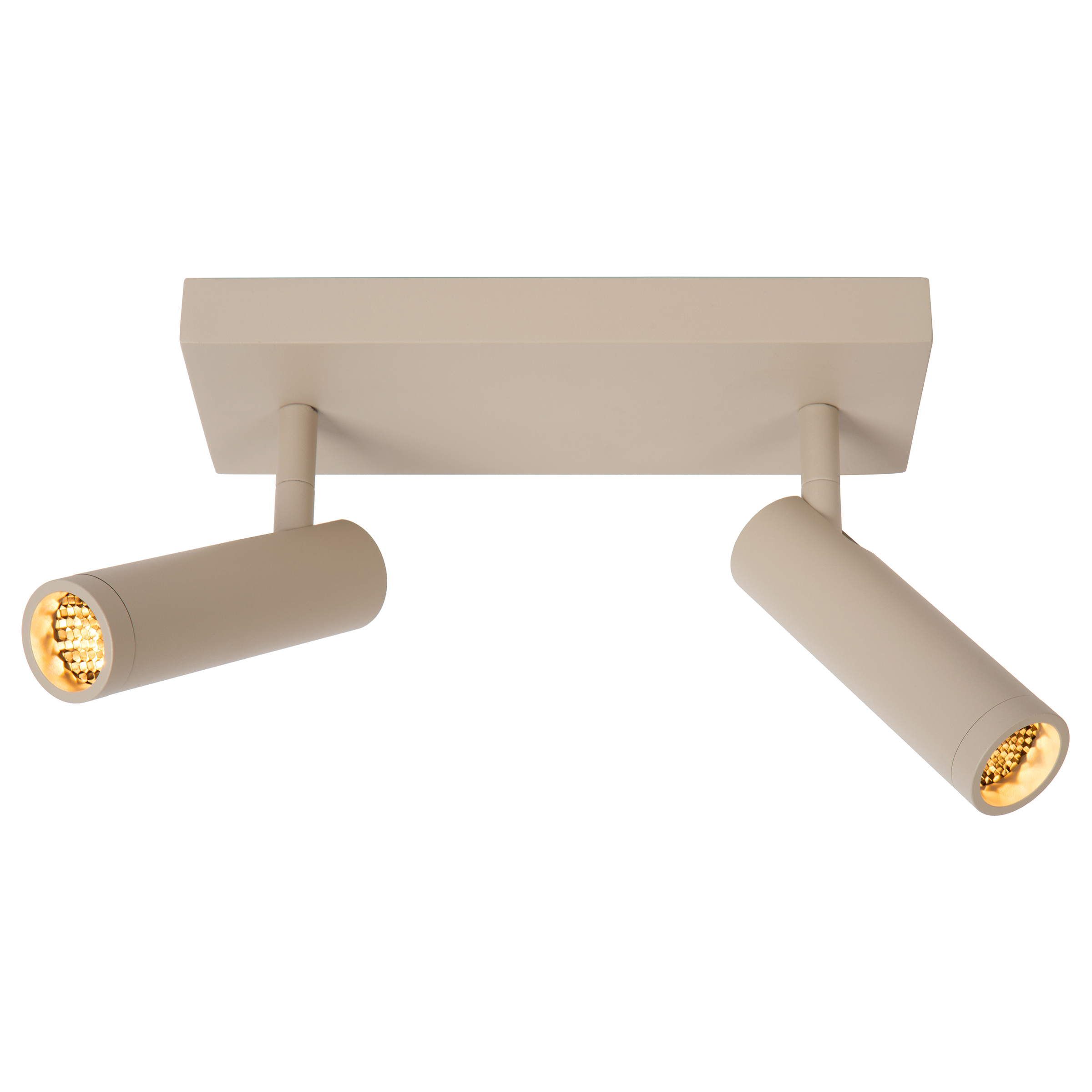 2-Flammig Grado Typ A Deckenleuchte Aluminium Beige