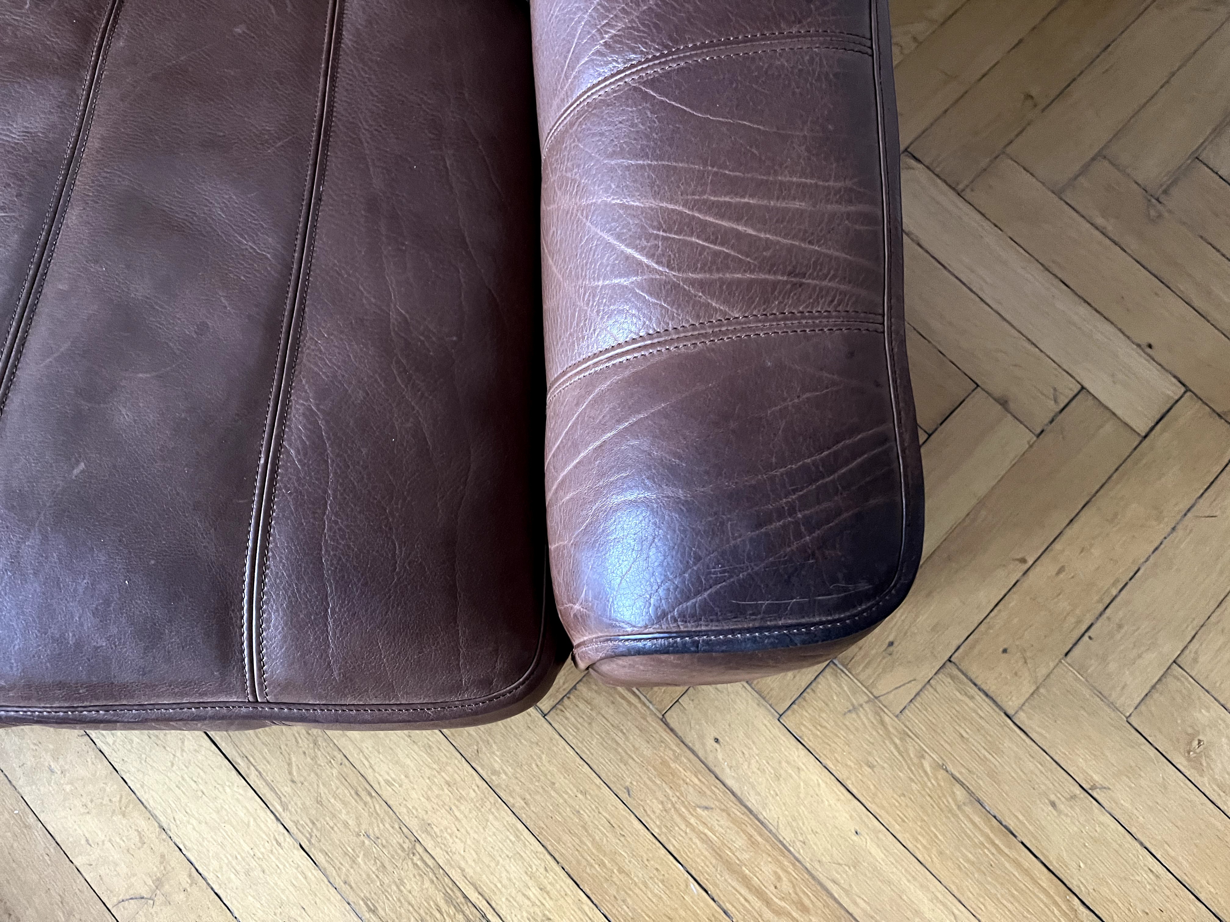 DS-44 Sofa 3-Sitzer & Hocker Leder Braun