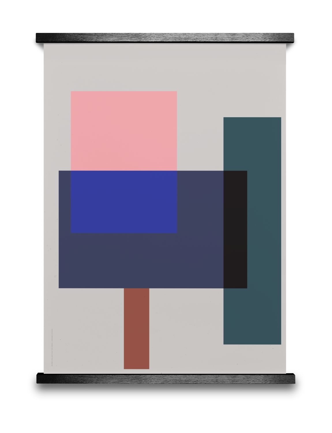 Wrong Geometry Poster Mehrfarbig ohne Rahmen