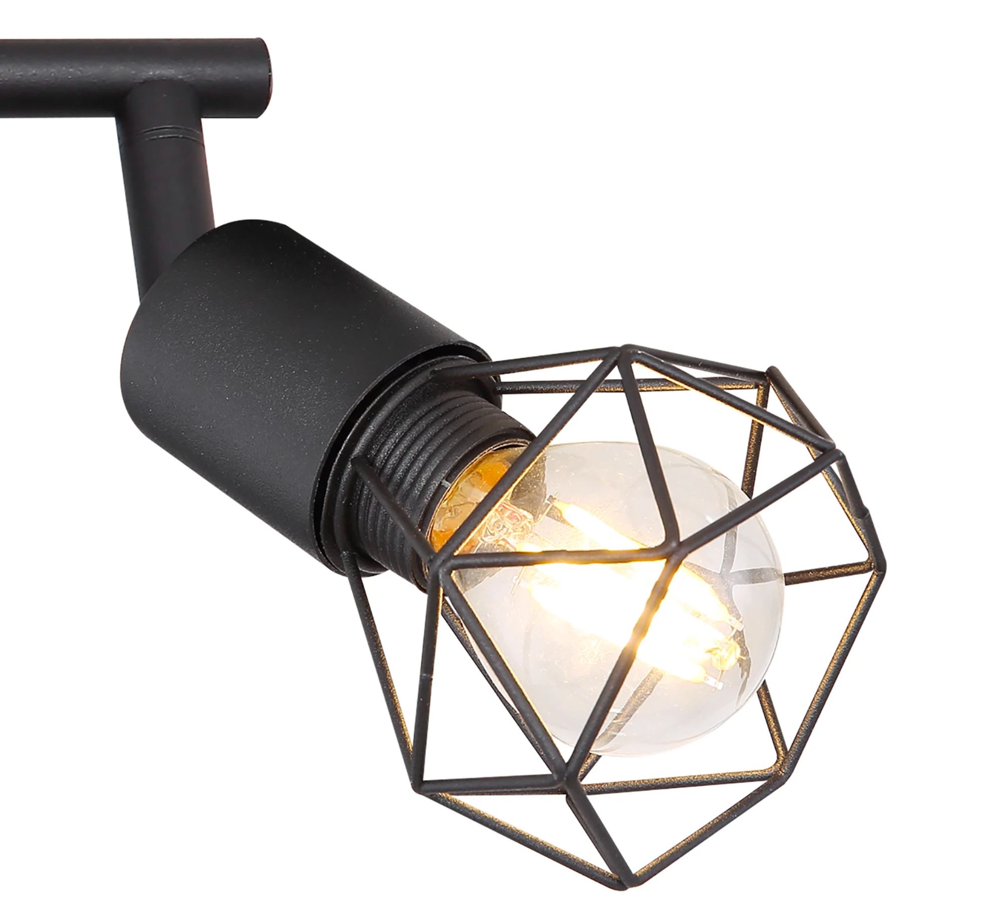 Ceiling light Xara III iron 4-light