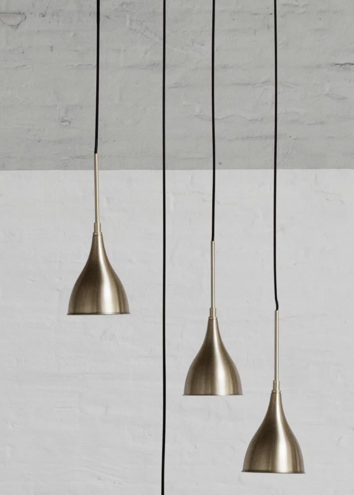 Le Six Pendelleuchte Messing Ø12 cm