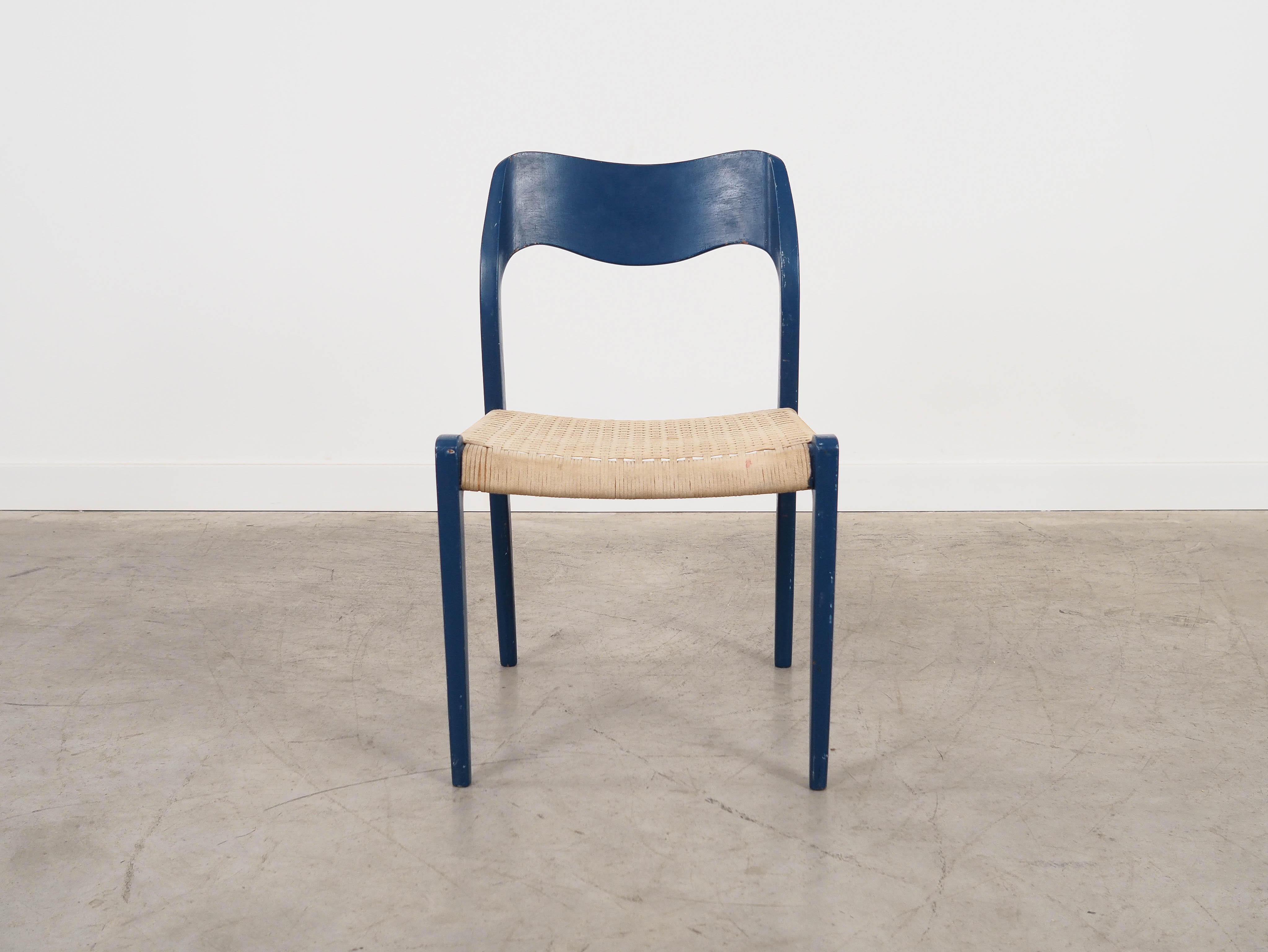 Blue Teak Chair 1960s