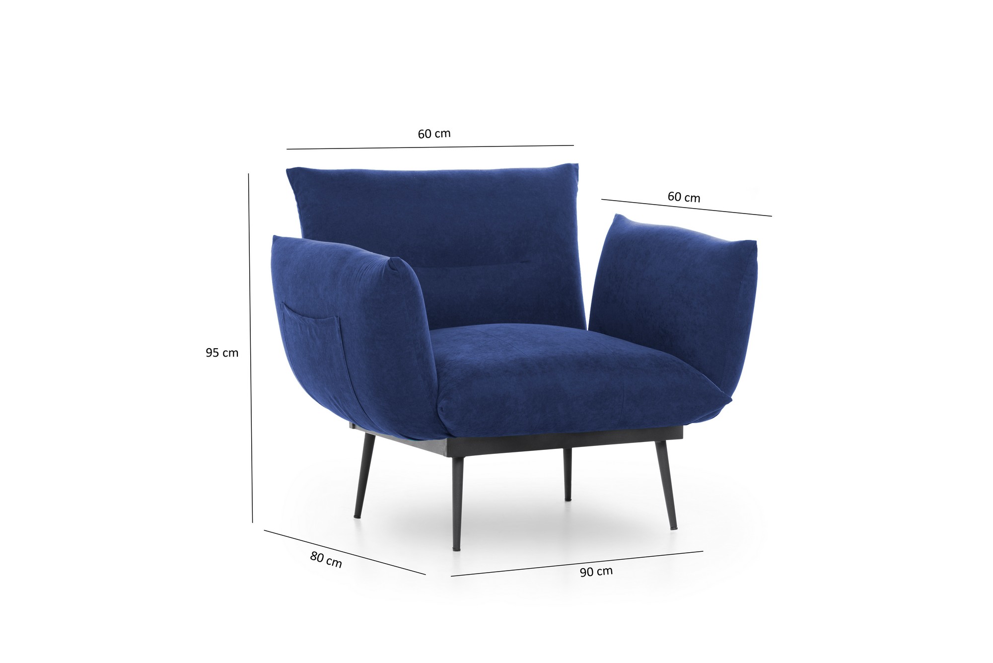 Jax GR125 Solo Sessel Marineblau