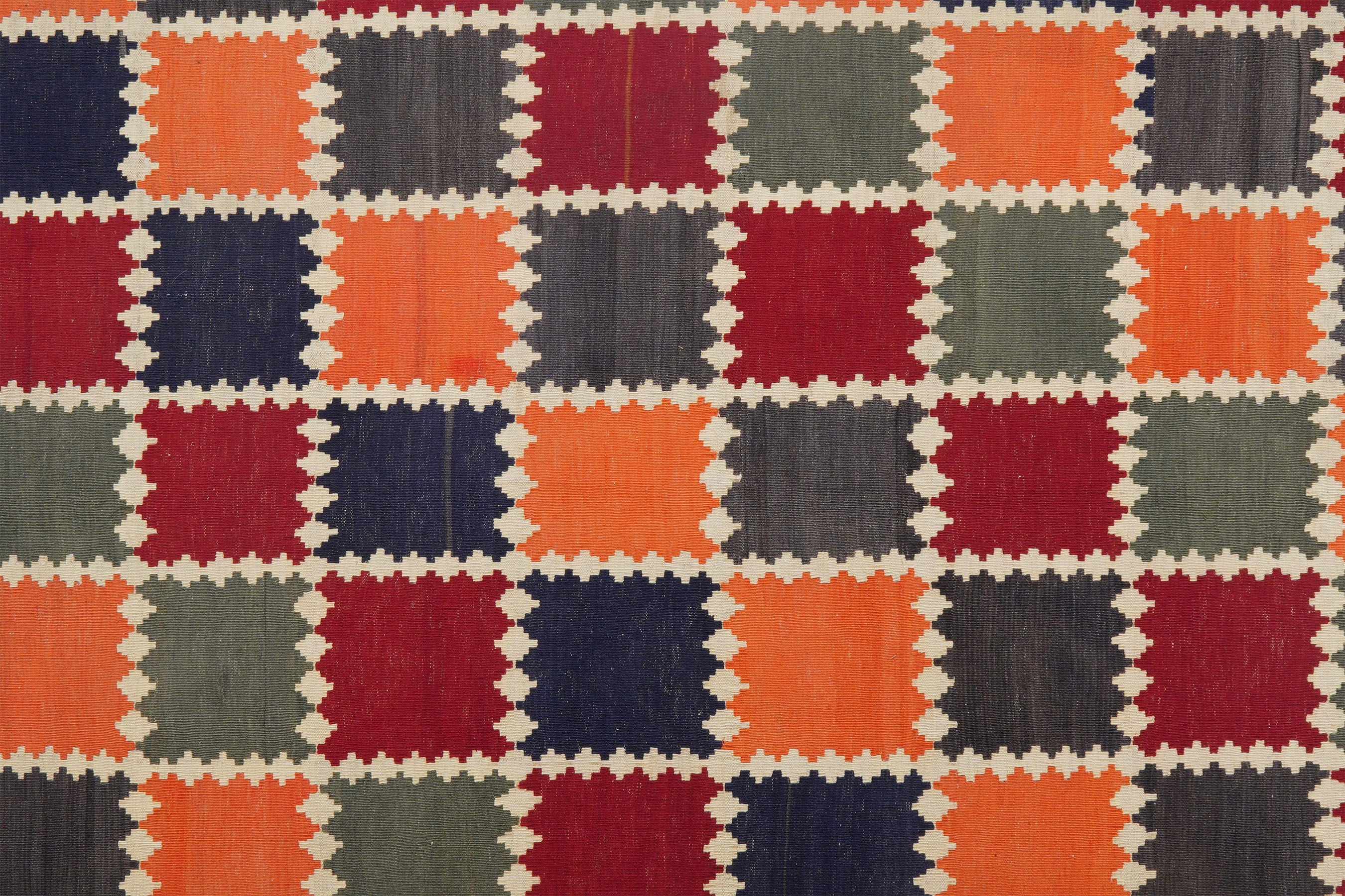 Kilim Gashgai Teppich Mehrfarbig