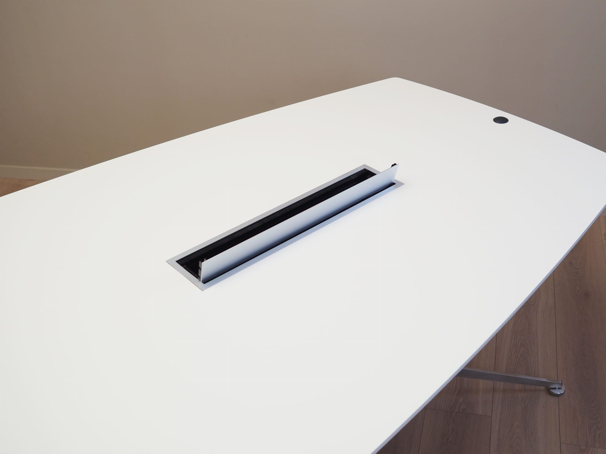 Conference table Plastic Metal White