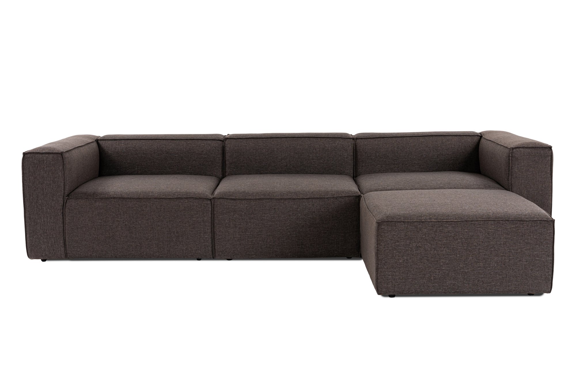 Fora corner sofa dark brown