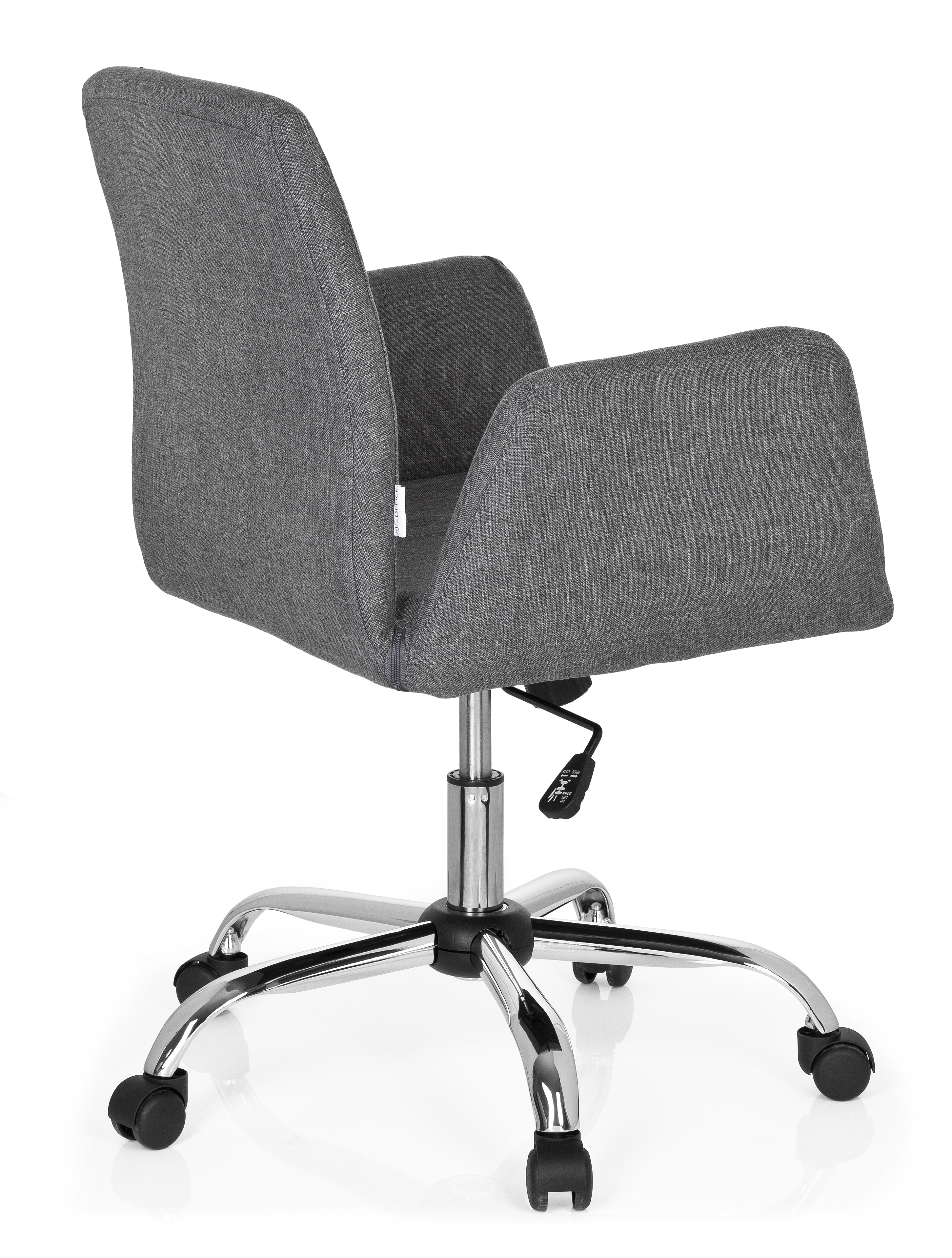 Office chair textile cover light grey