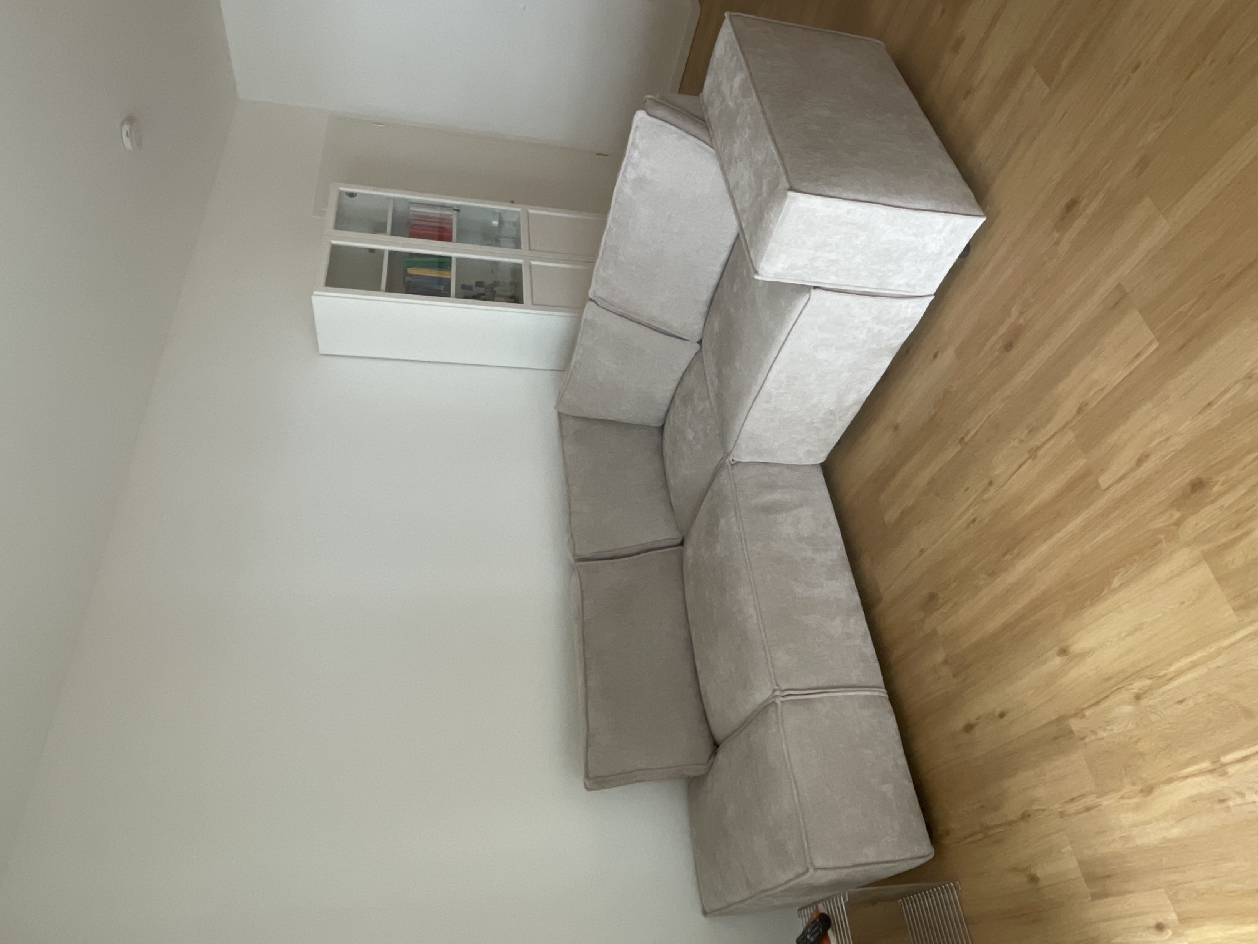 Ecksofa 3-Sitzer Beige