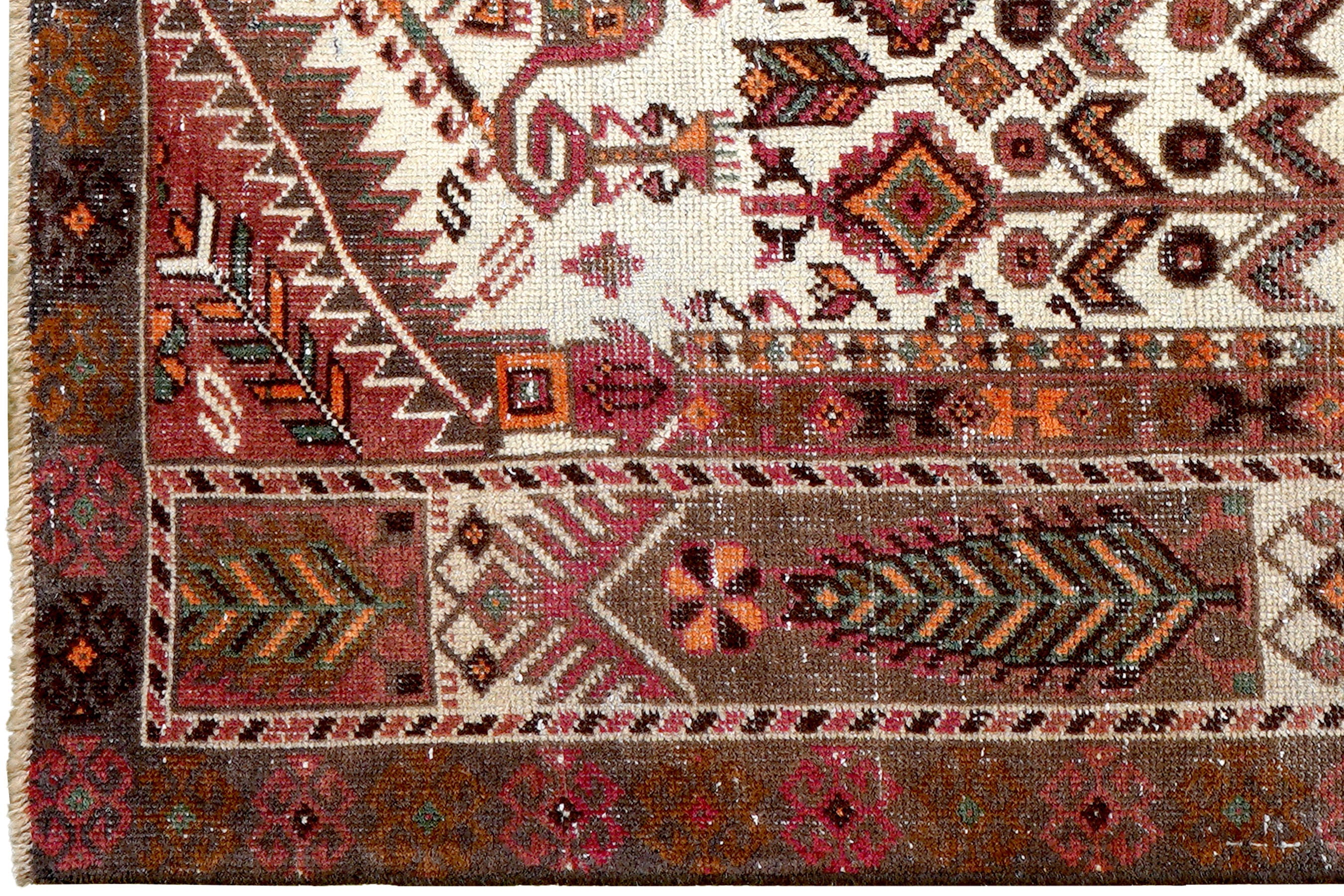 Heritage Teppich Wolle Braun