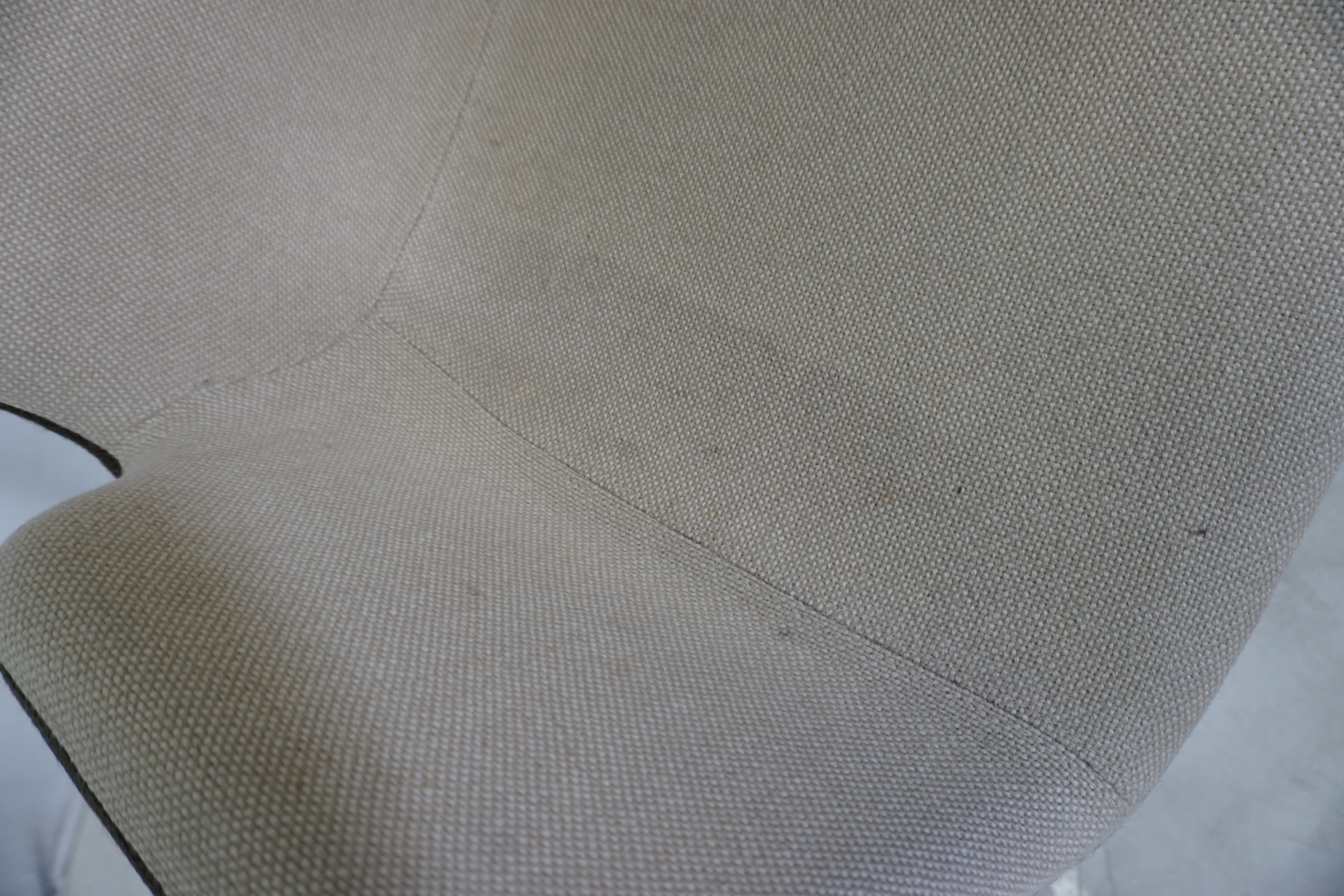 Pass Sessel Textil Edelstahl Beige Braun