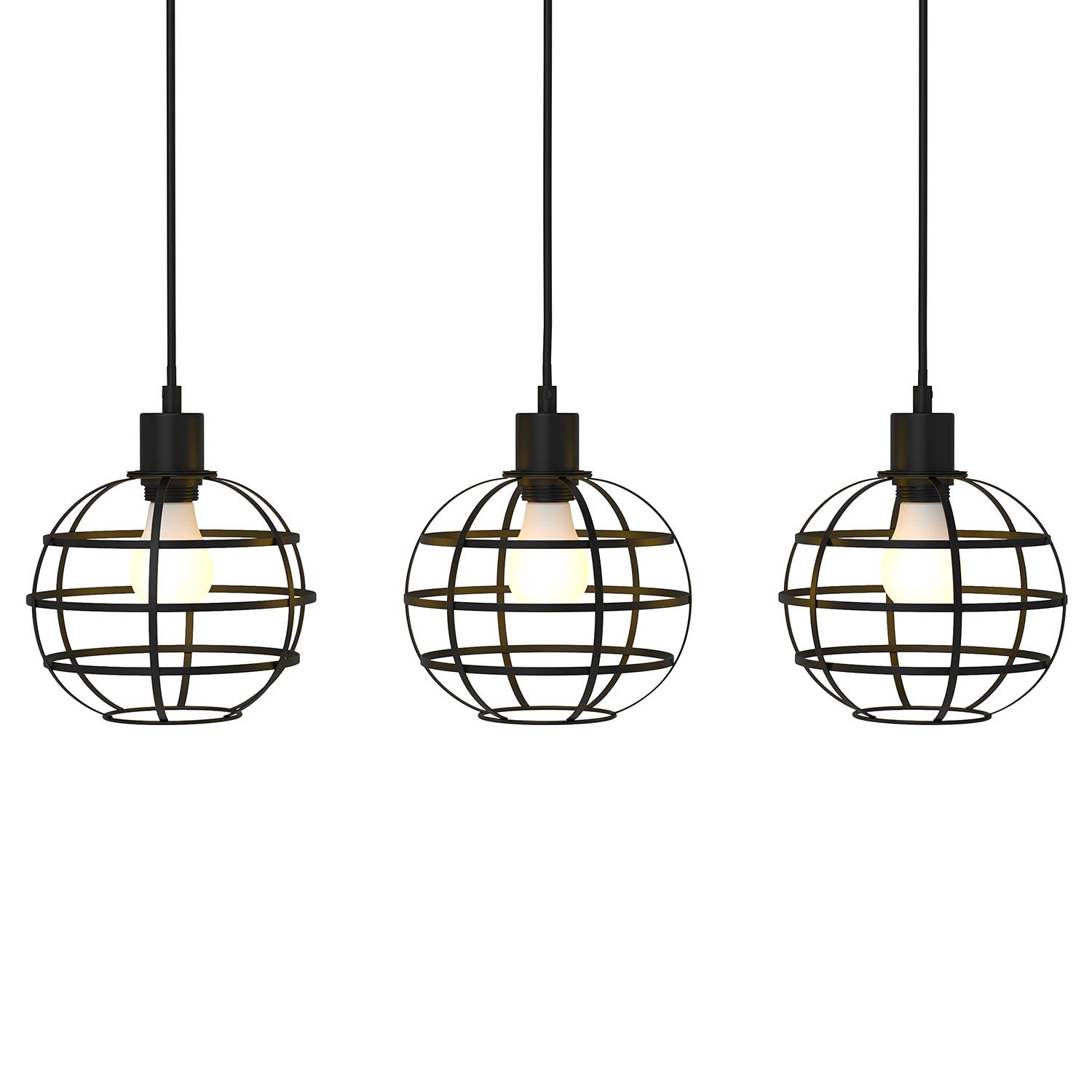Le Vey I Pendant Lamp Iron 3-light