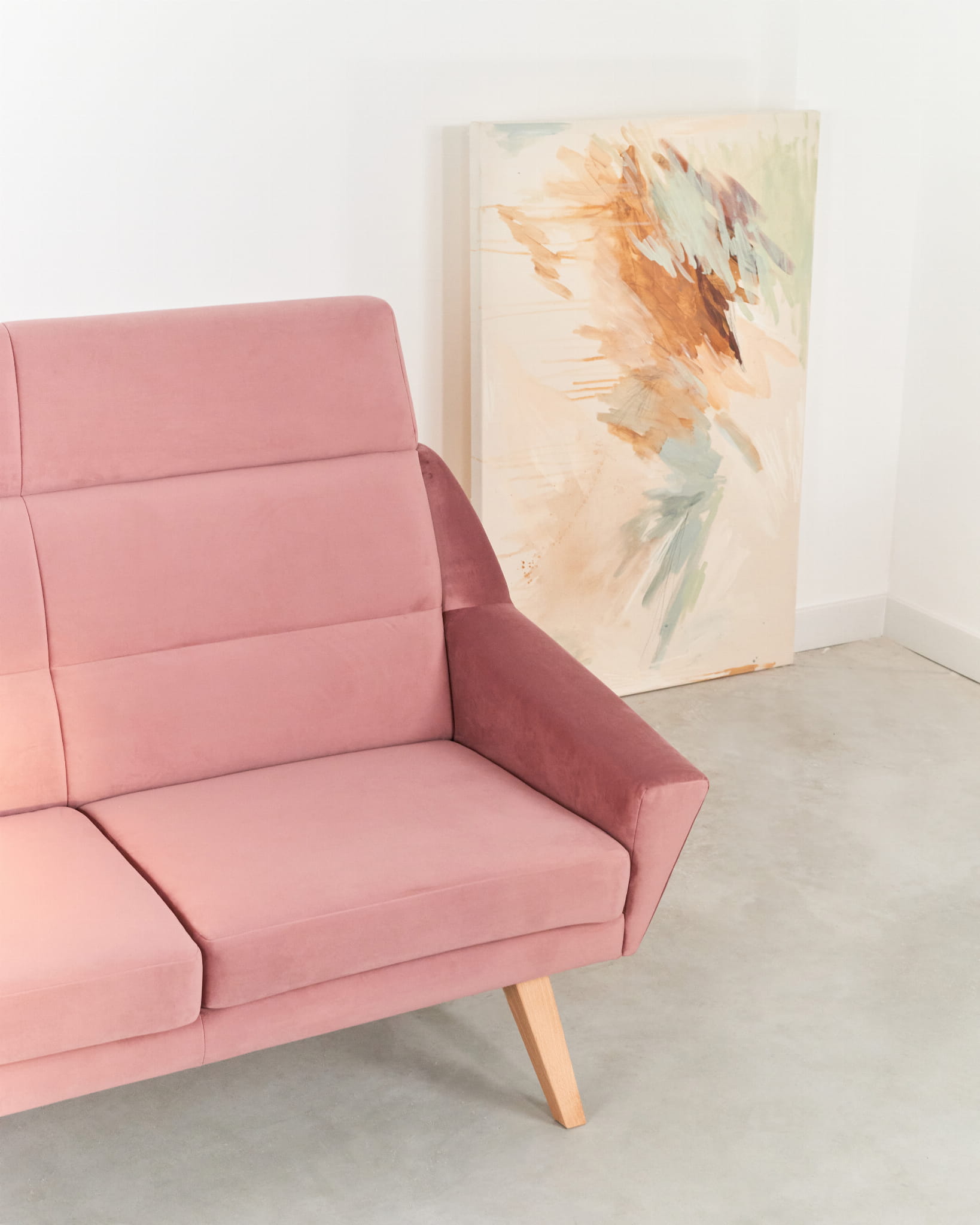 MANDAL Sofa 3-Sitzer Pink
