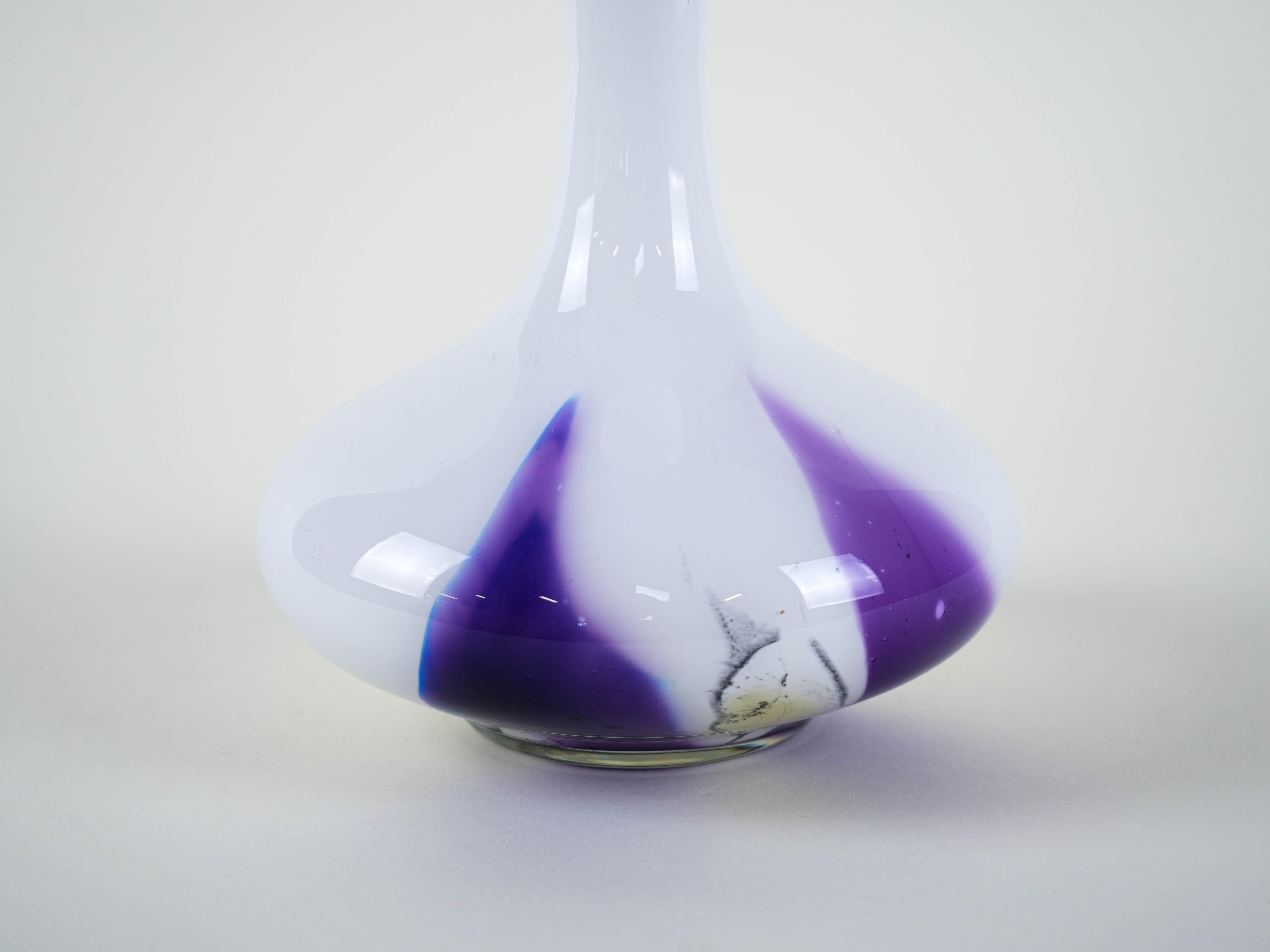 Glass vase 1970s