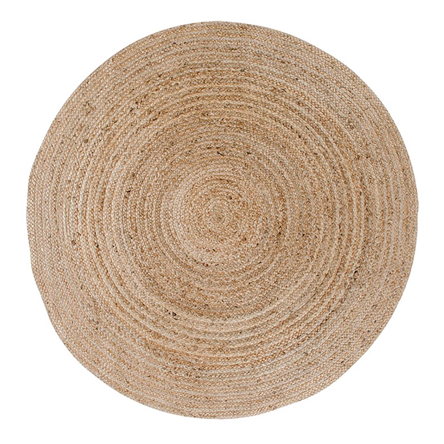 Kurzflorteppich Bombay I Jute Beige Ø 90cm