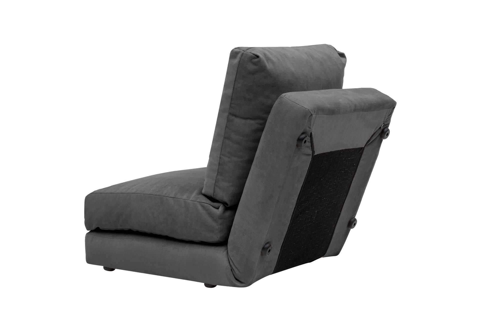 Taida Schlafsofa 1-Sitzer Grau