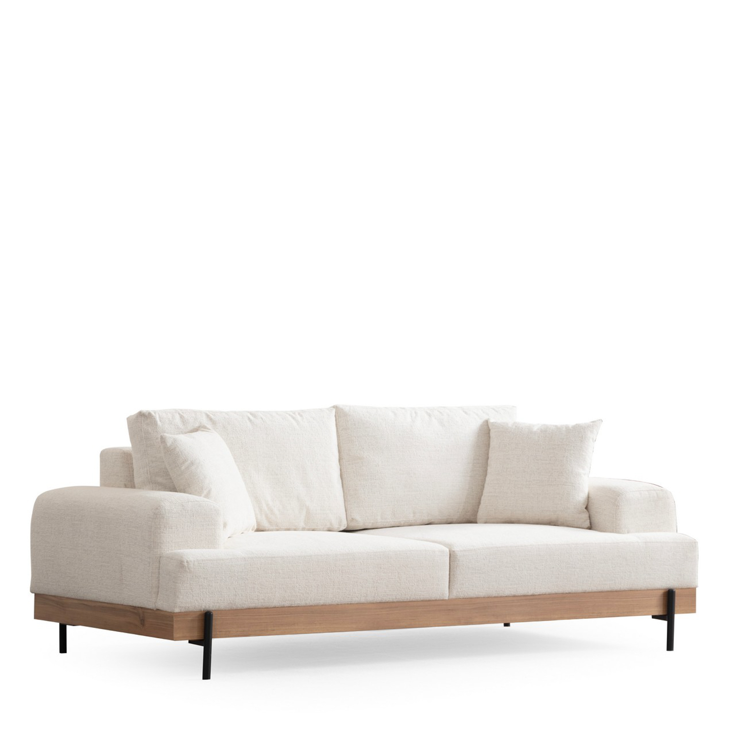Eti 3-Sitzer Sofa Weiss