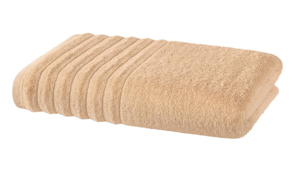 Dusch- und Strandtuch Beige Öko-Tex Standard 100