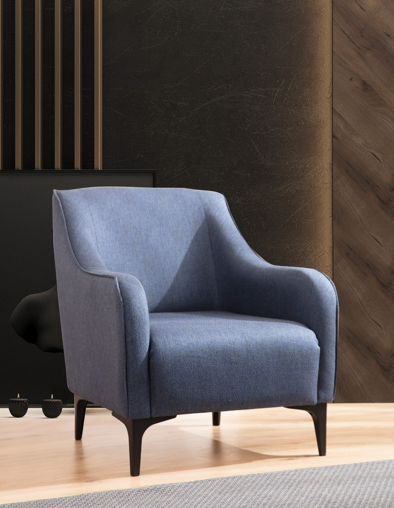 Belissimo Armchair Blue