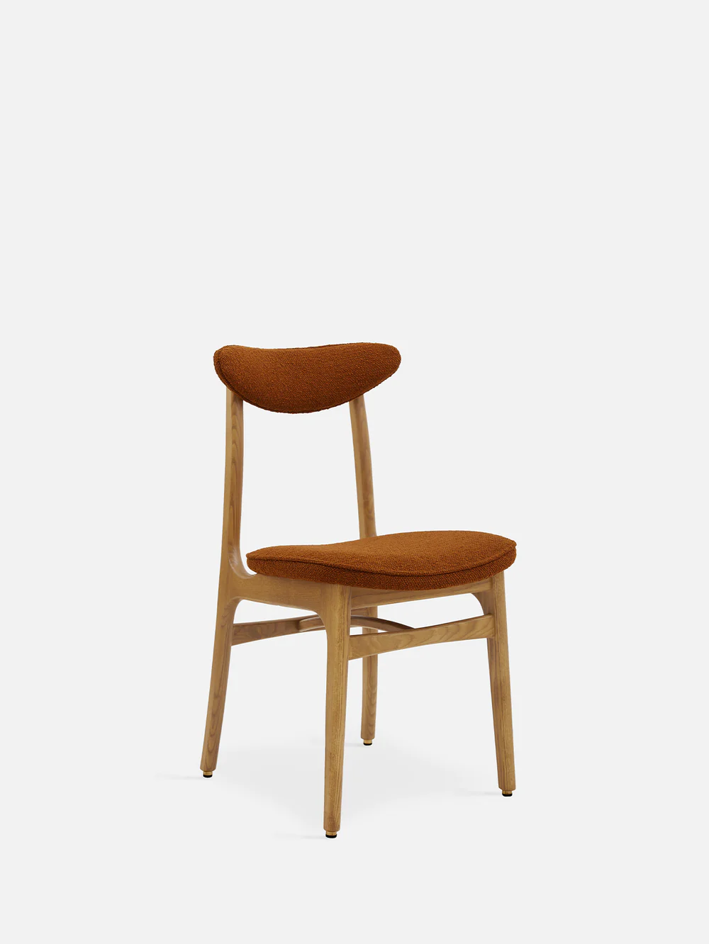 200-190 Stuhl Holz Bouclé Rot