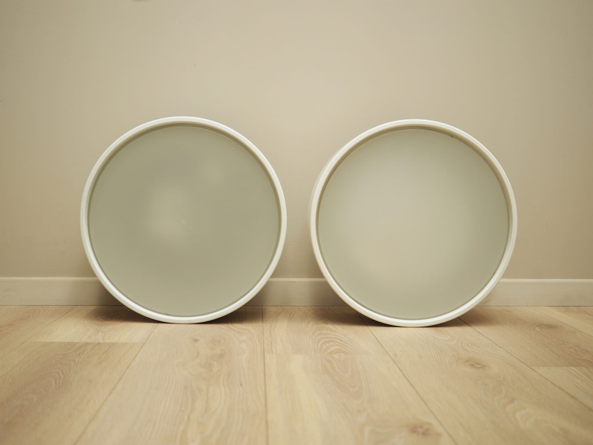 2x Wall lamp metal 1990s