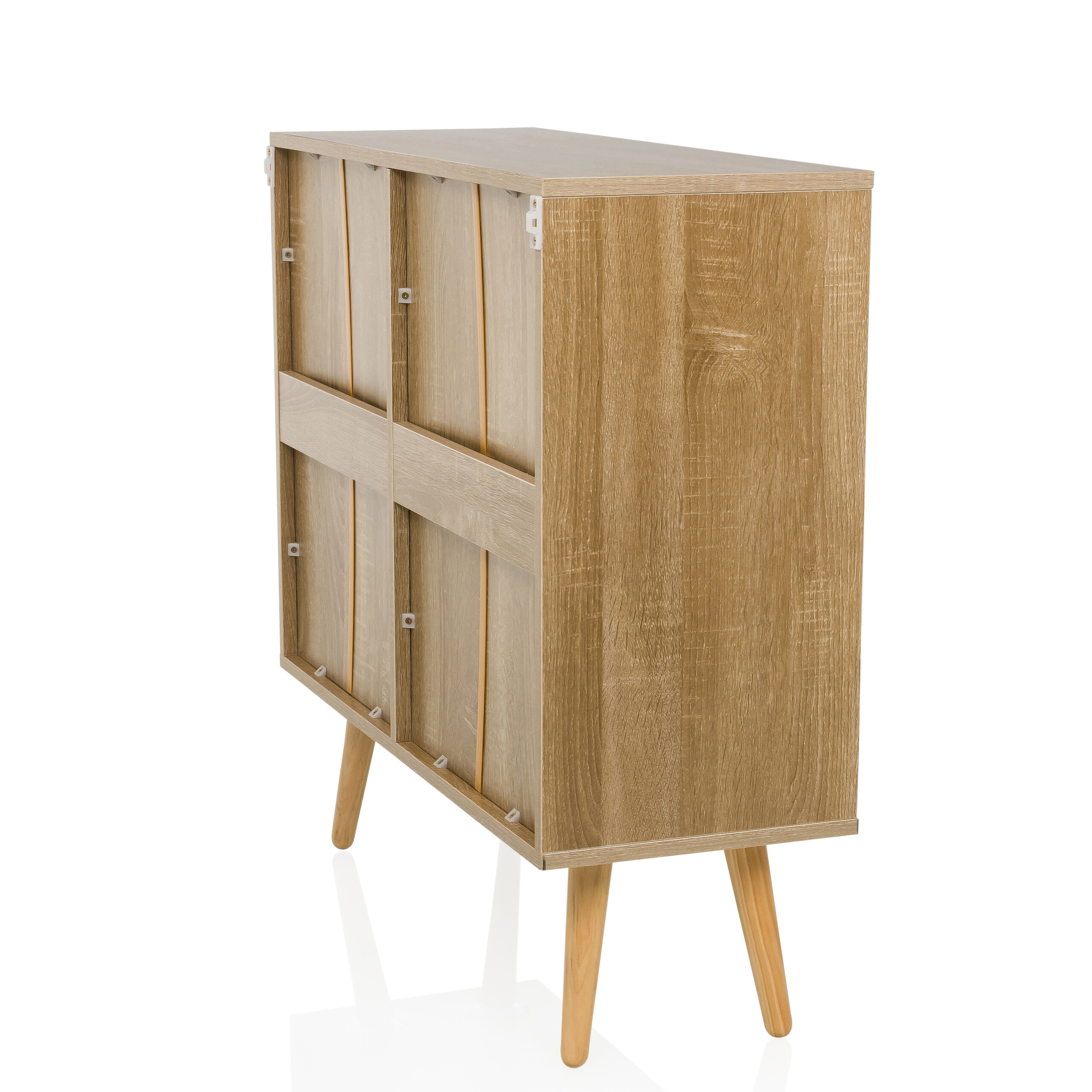 STRYN Chest of drawers with 3 drawers Light brown