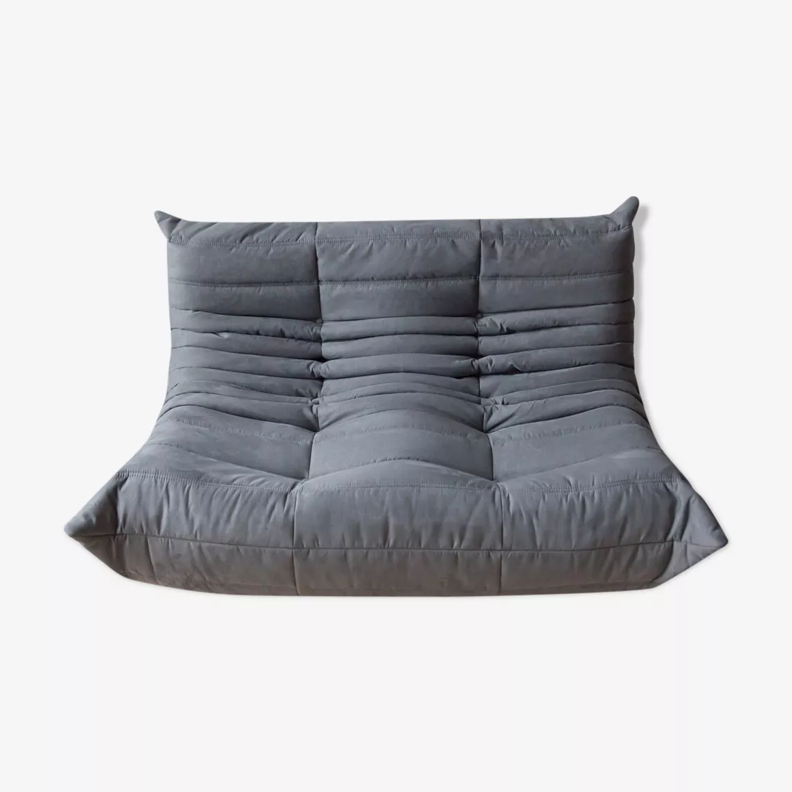 Togo Sofa 2-Sitzer Textil Grau