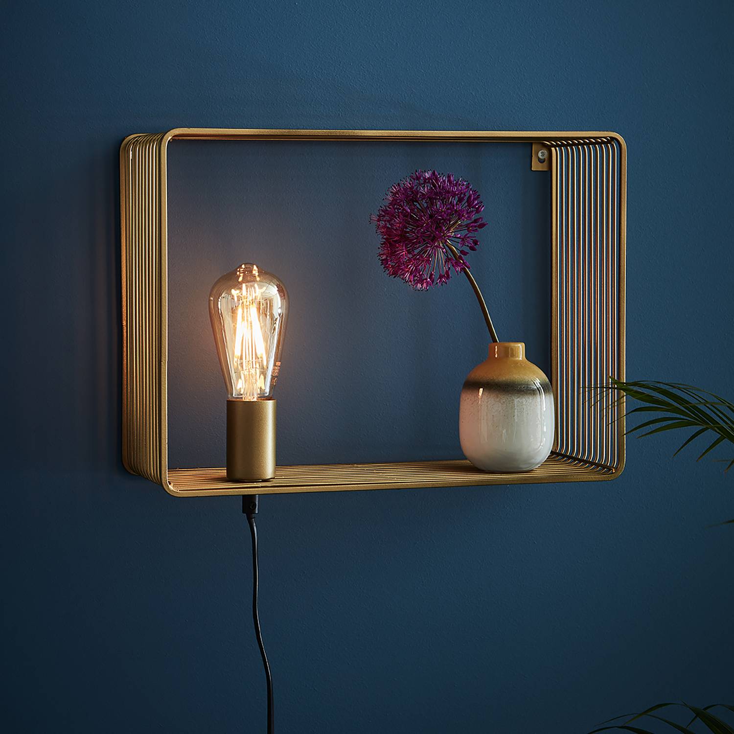 Wandleuchte Shelf 1-Flammig Gold