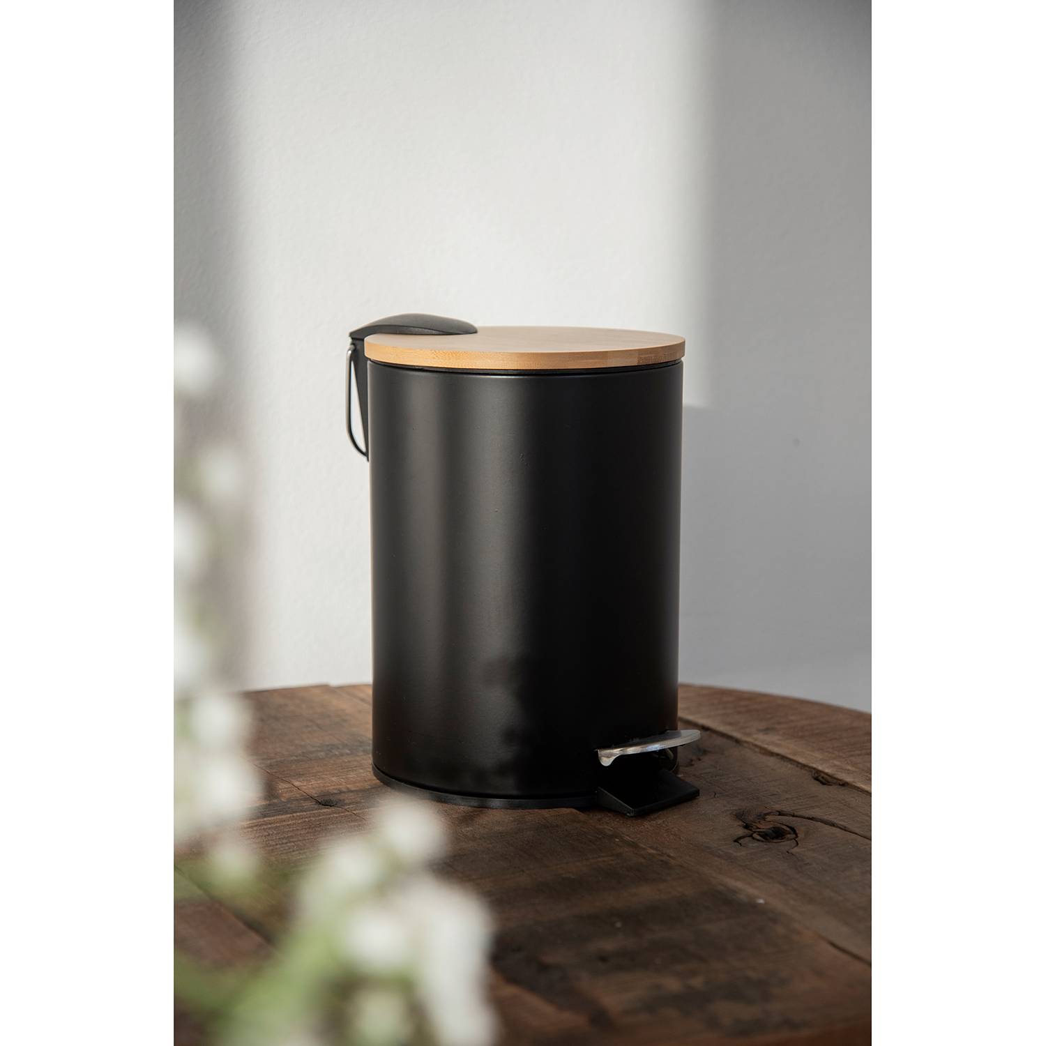 Treteimer Tortona Schwarz 3l