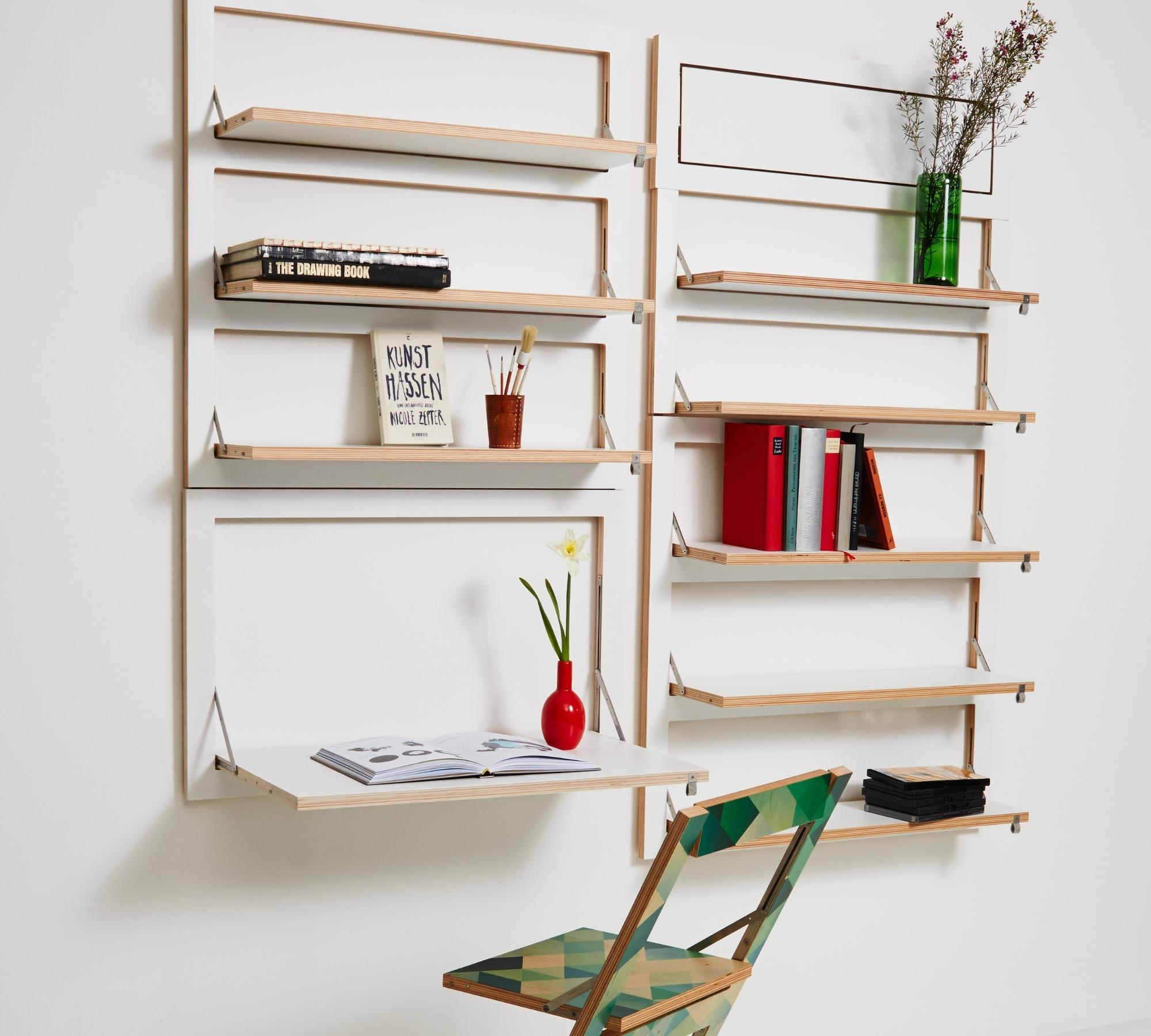 Fläpps Regal 80x80-3 Weiß