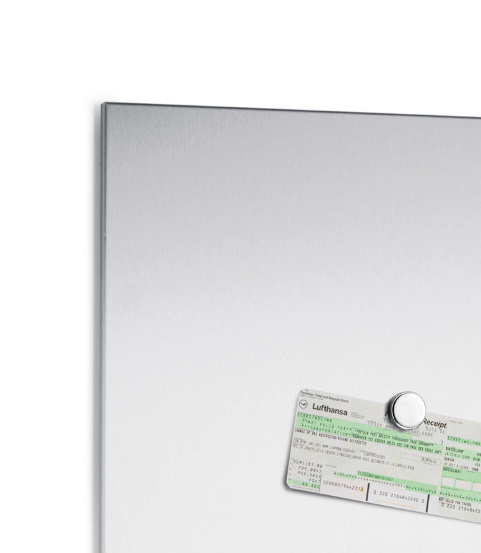 Muro Magnettafel Edelstahl Matt 80 x 40 cm 66729