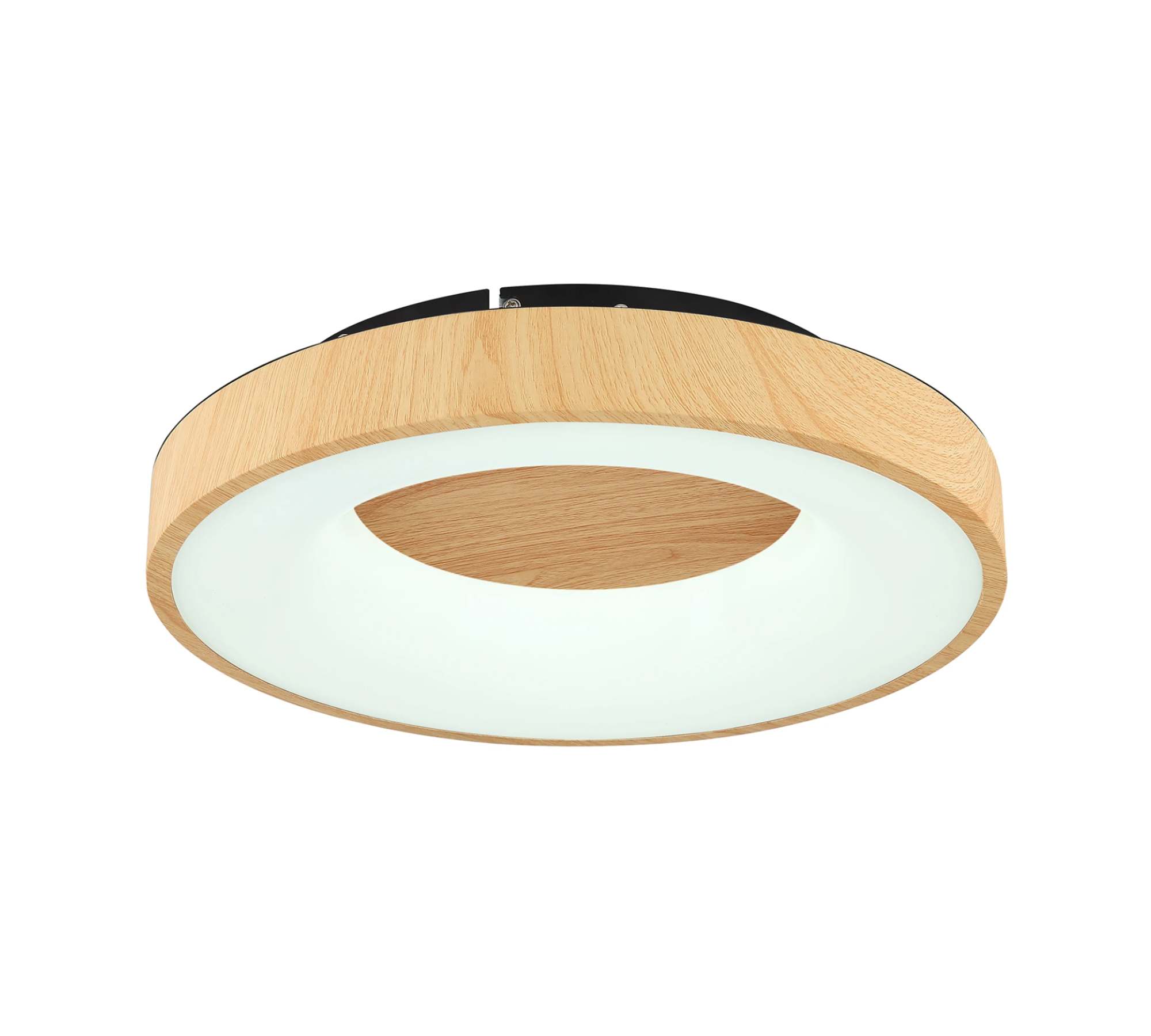 LED Deckenleuchte 1-flammig Acrylglas Metall Braun