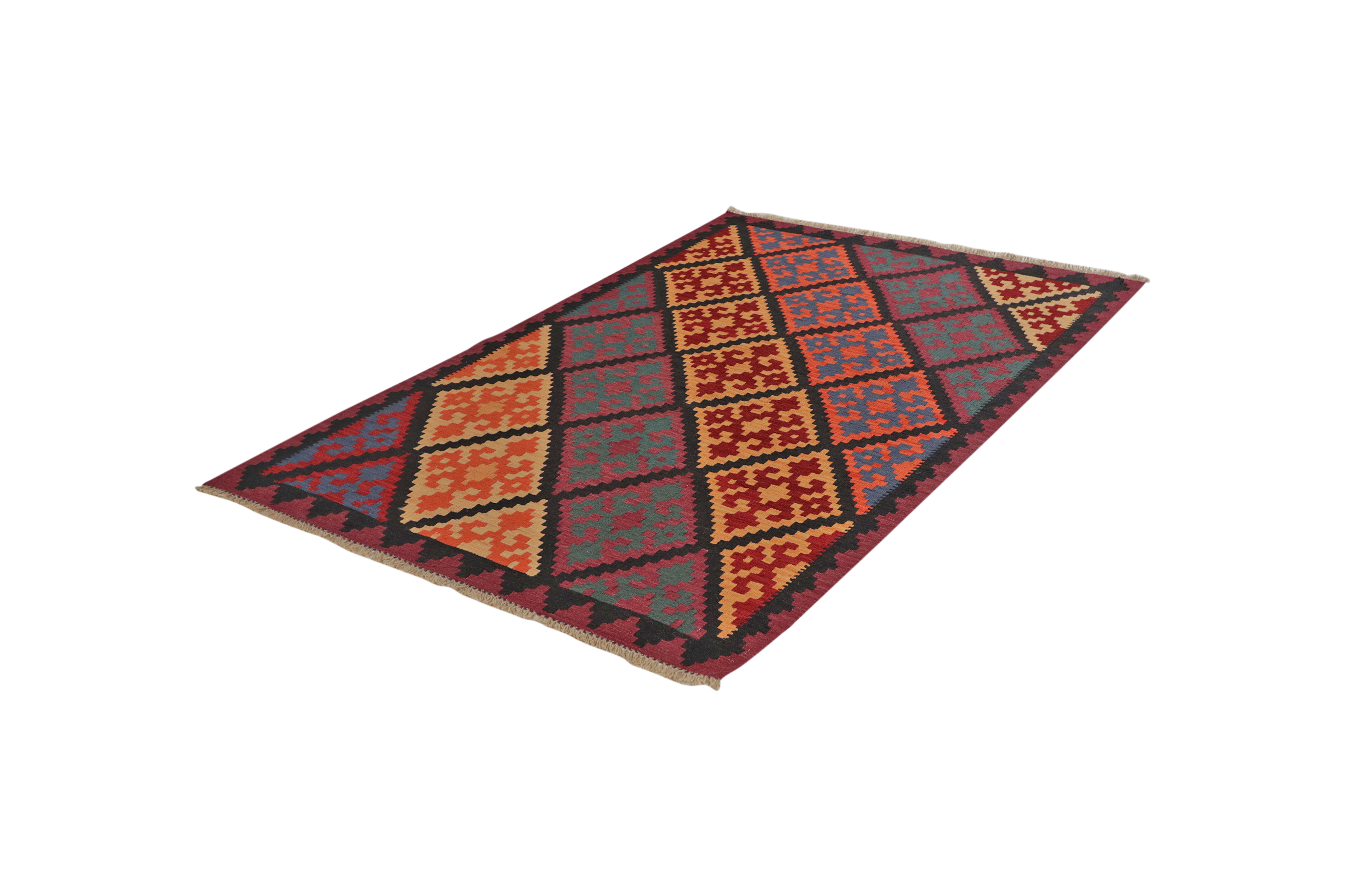 Kilim Gashgai Teppich Mehrfarbig