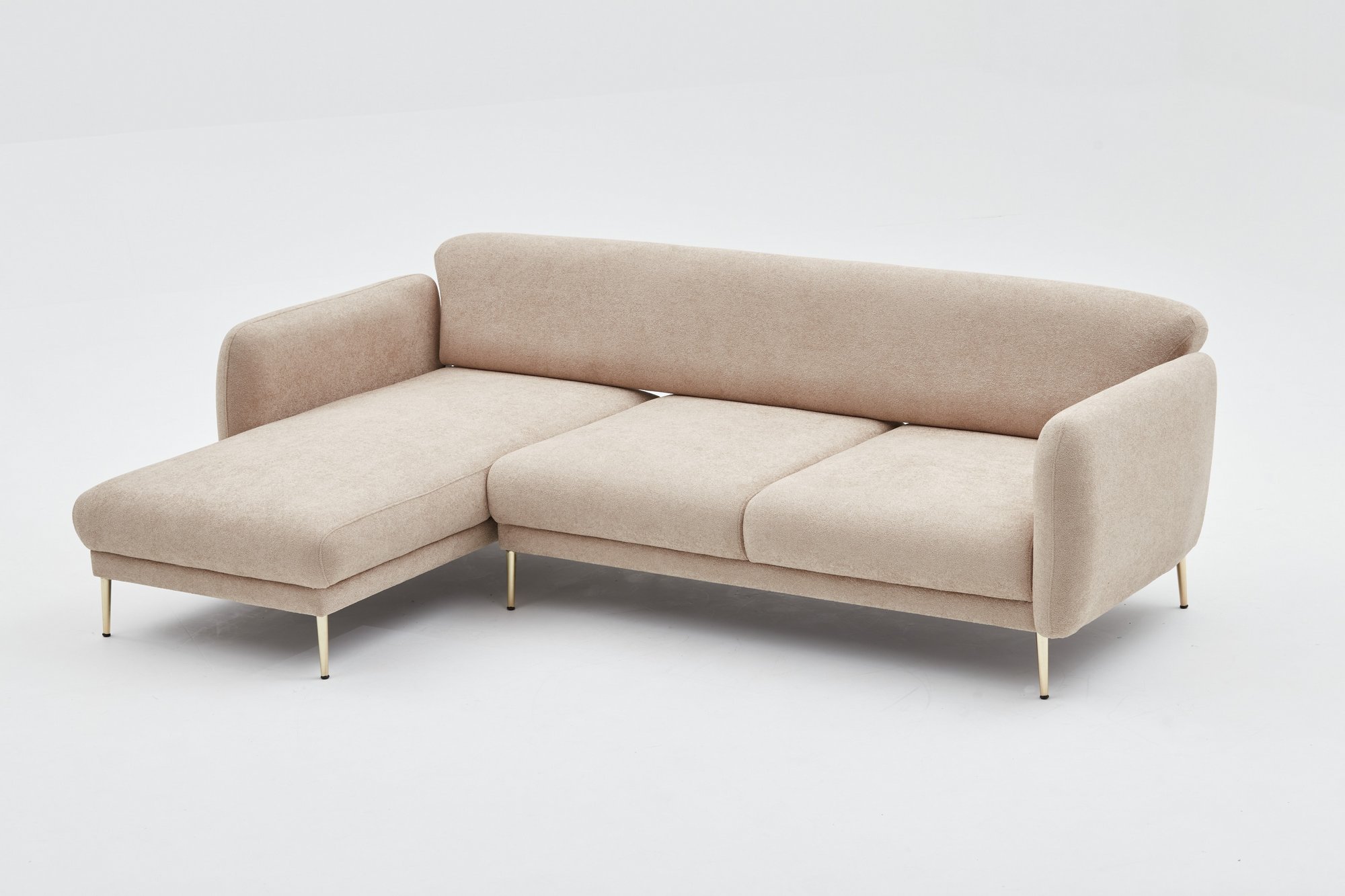 Simena Sofa Récamiere Links Beige