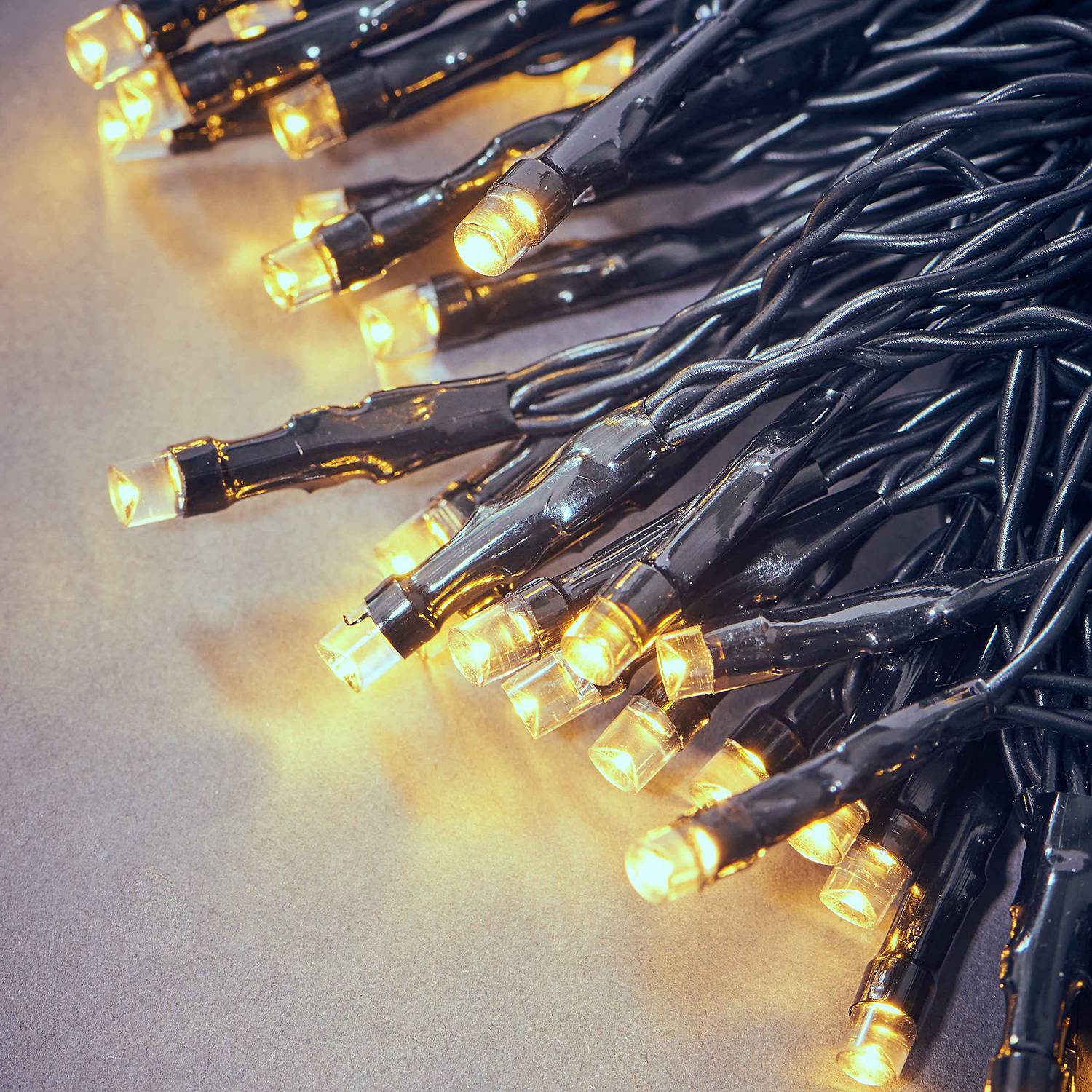 LED string lights 160-bulb Polyester