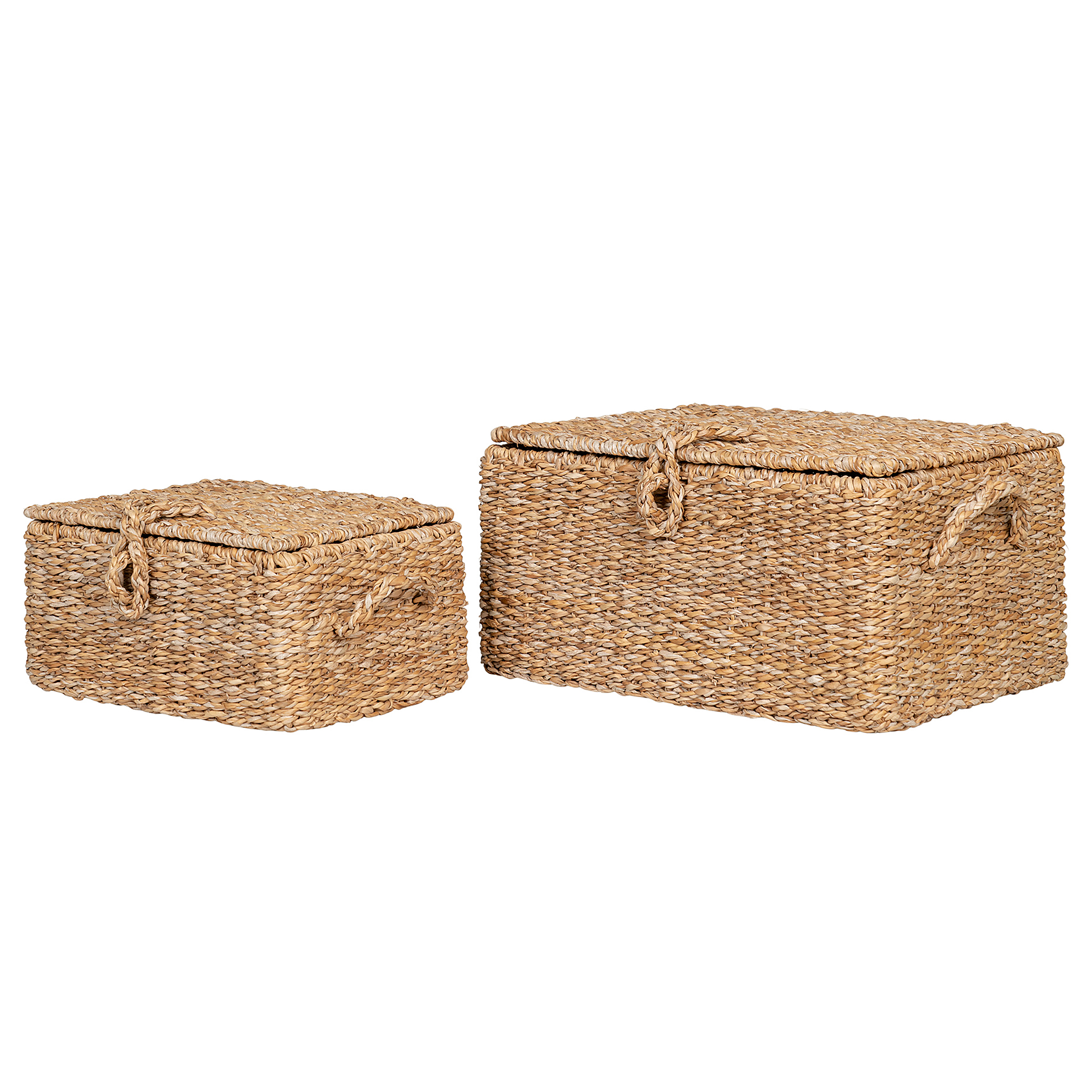 Bogra Basket Set 2-piece Seagrass Brown
