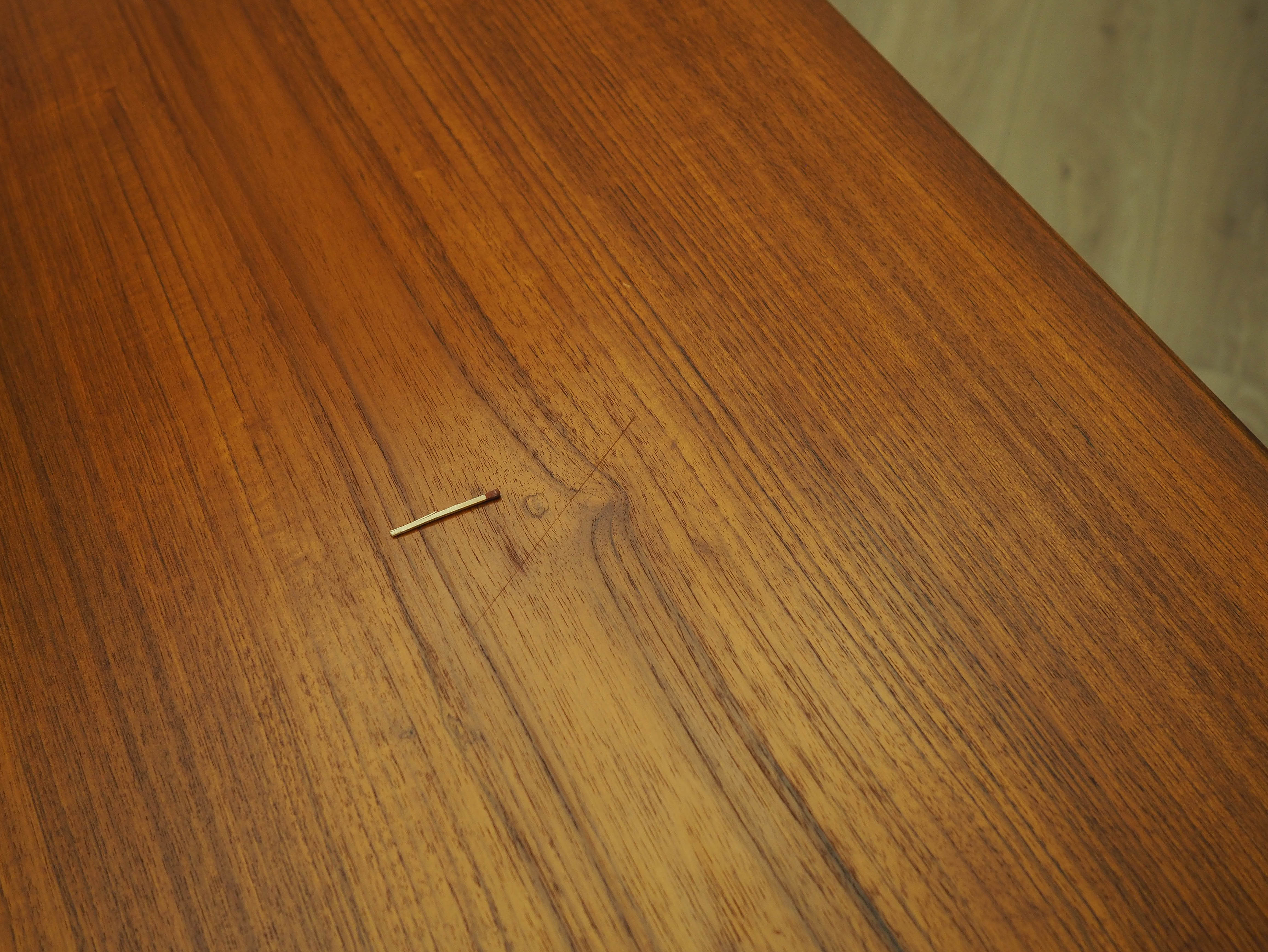 Teaktisch Braun 1970er Jahre