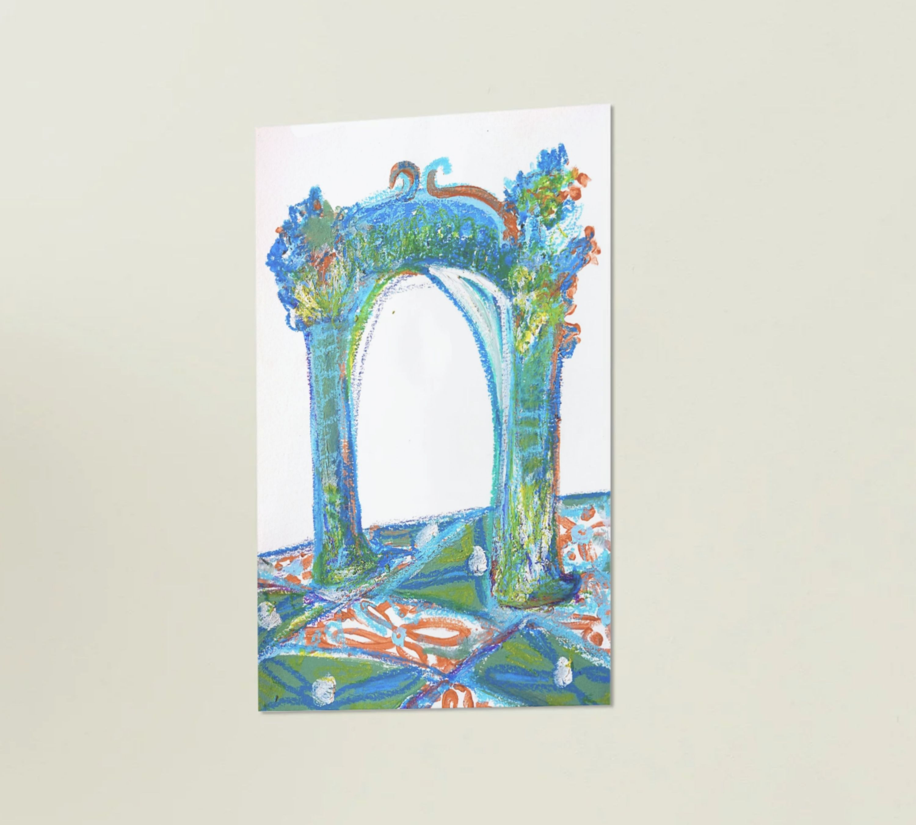 El Umbral Kunstdruck Mehrfarbig