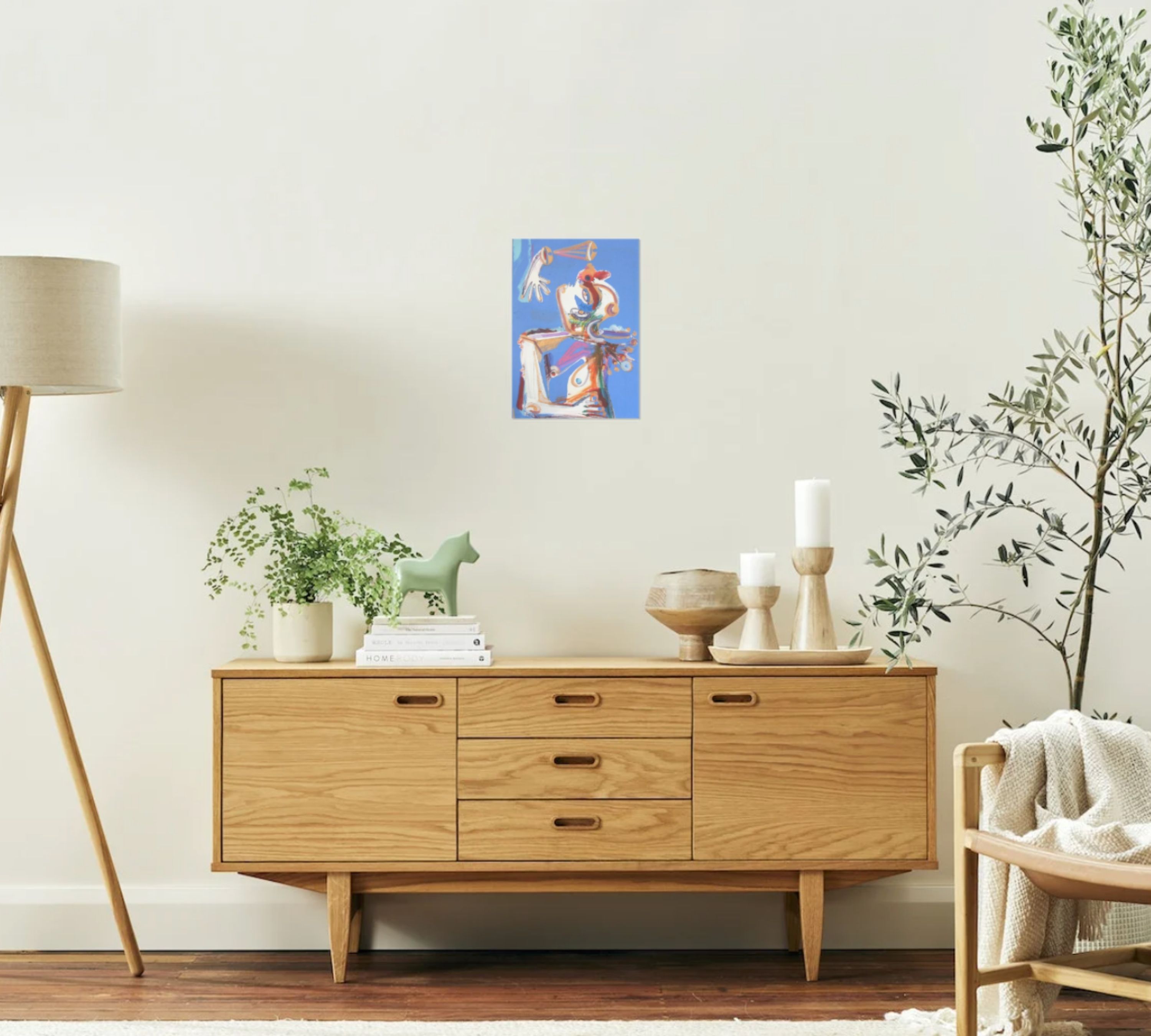 Hermes Kunstdruck Mehrfarbig