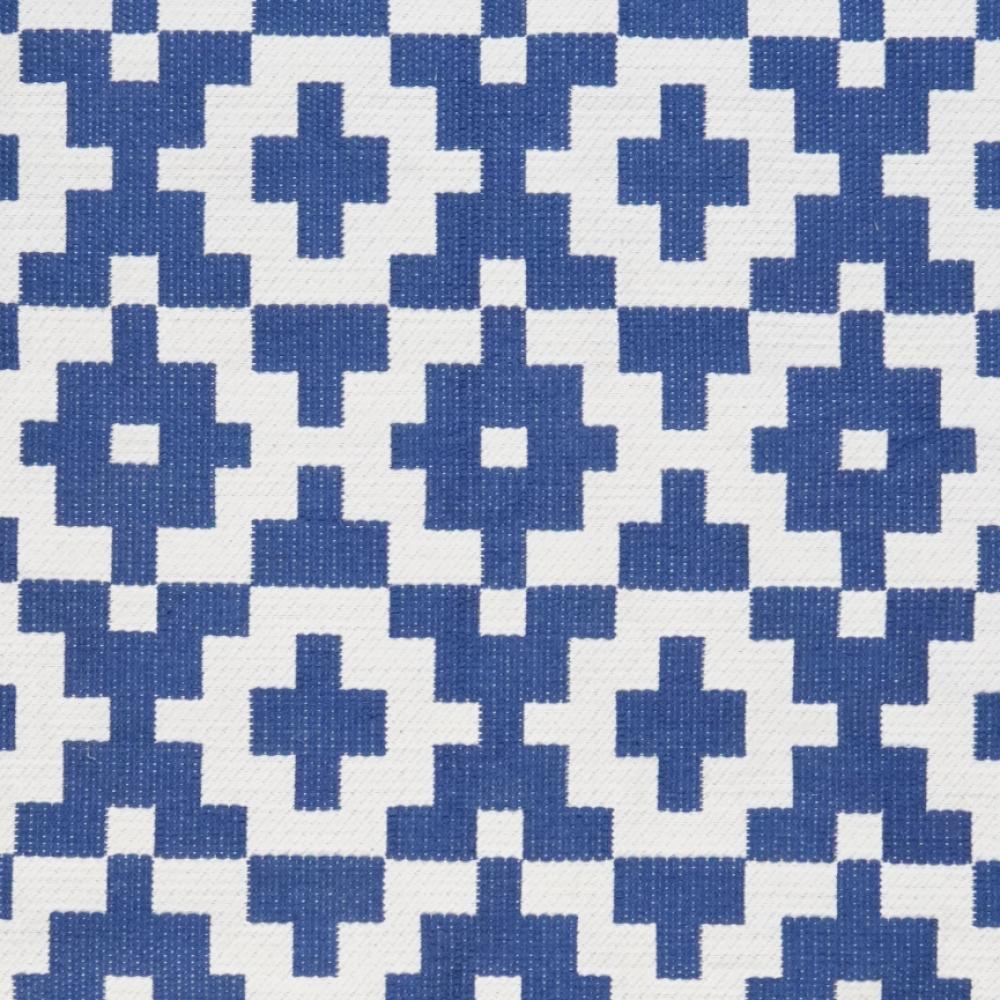Outdoor Teppisch Dhurrie Chloe 200x290 Blau