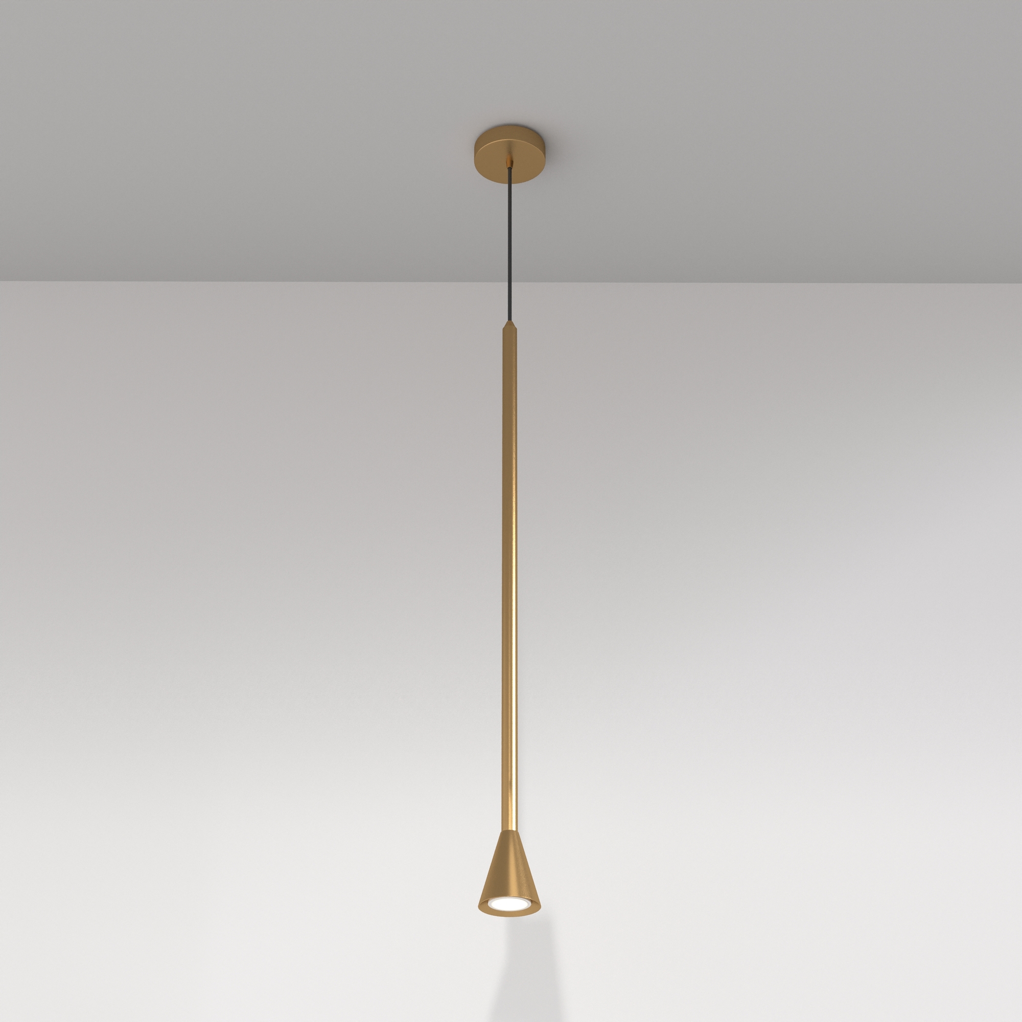 Arrow Pendant light Metal Gold